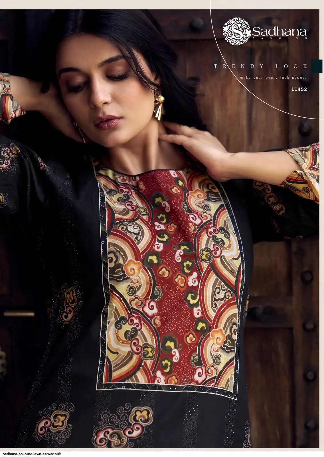 Sadhana Sol Pure Lawn vol 11