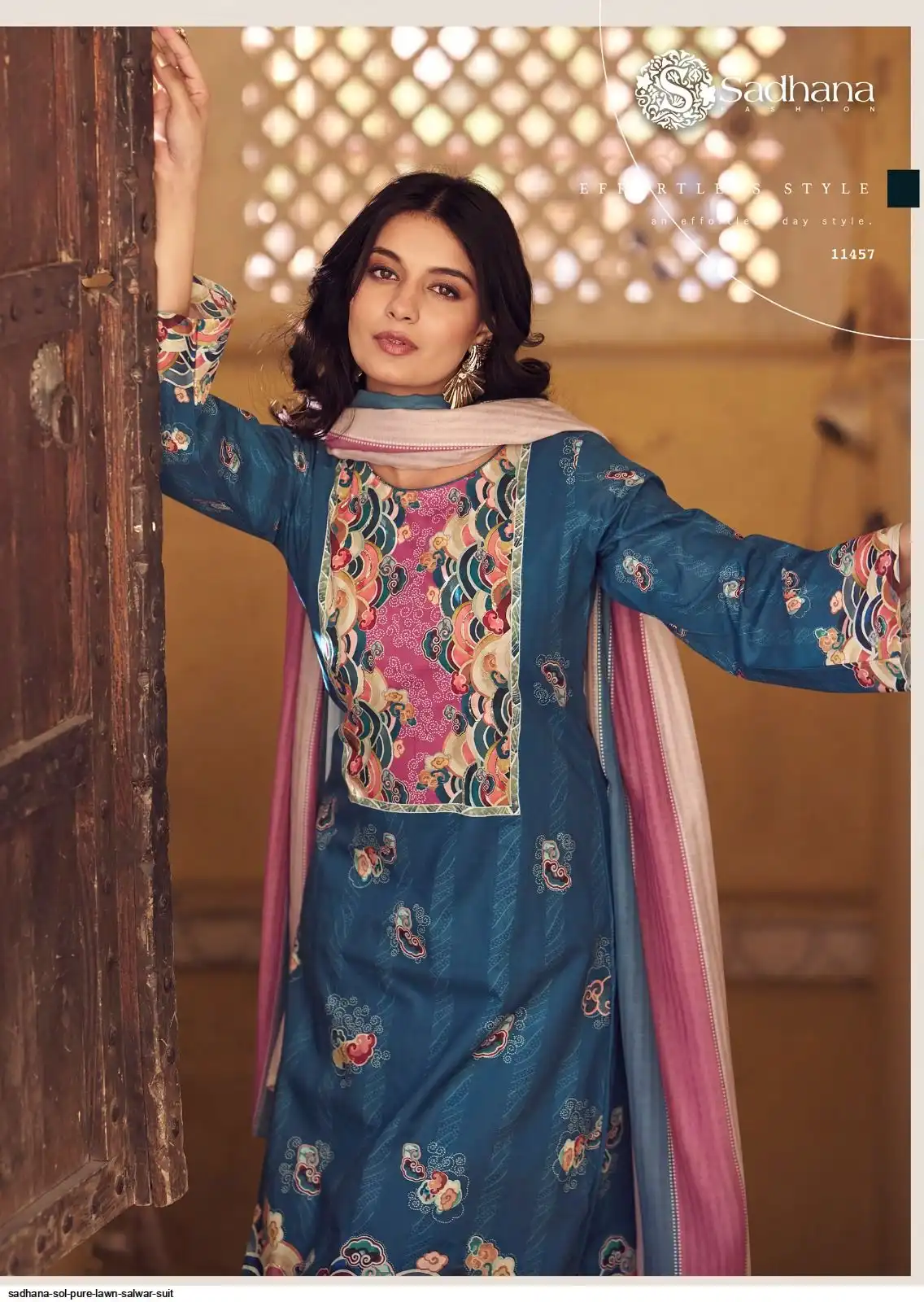 Sadhana Sol Pure Lawn vol 11