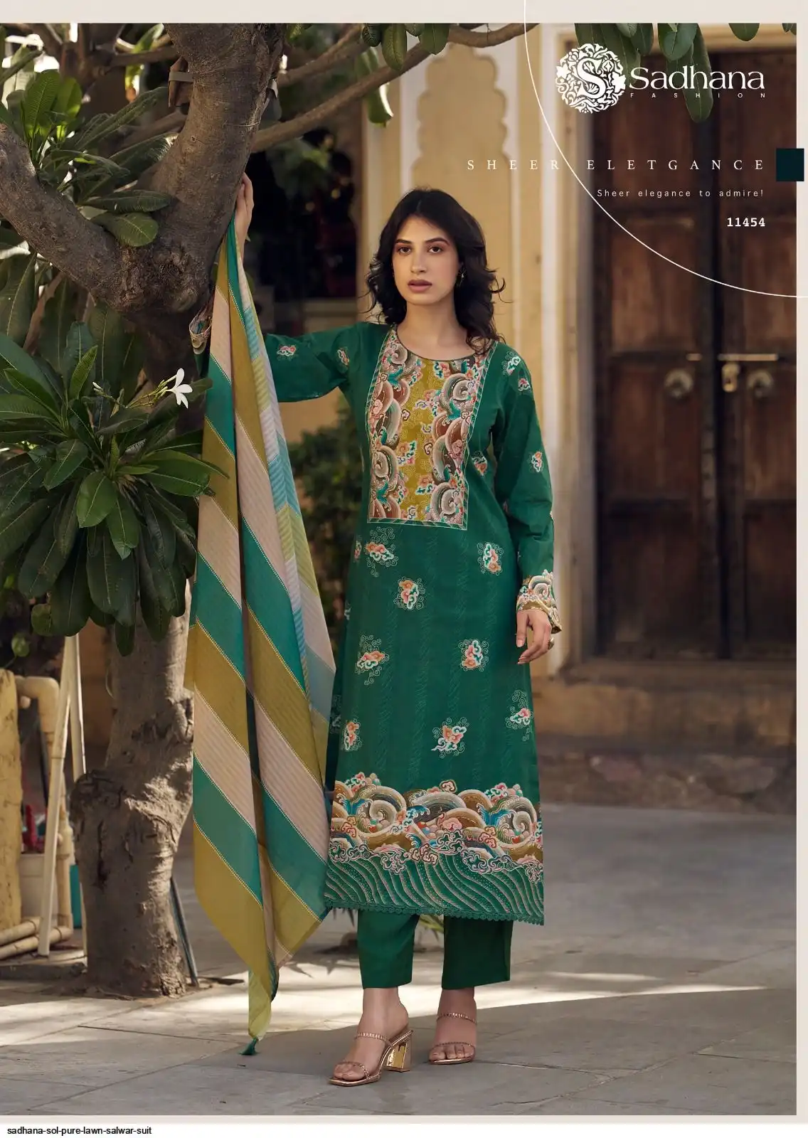 Sadhana Sol Pure Lawn vol 11