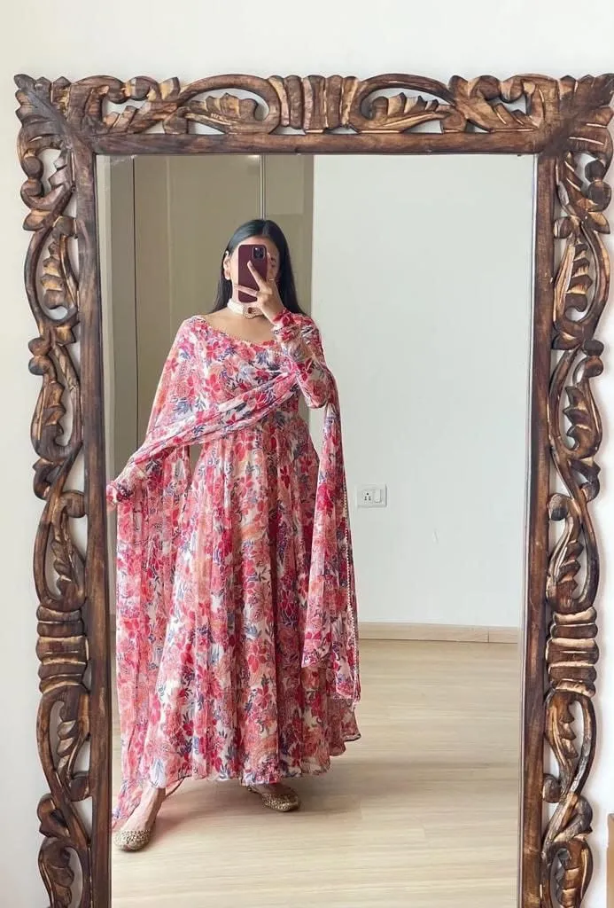 Readymade Frock with Shawl