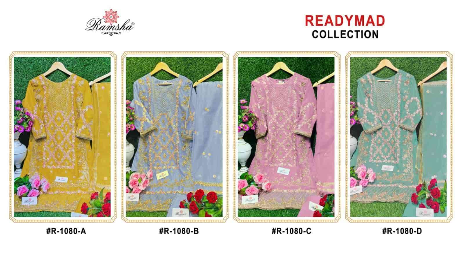 Ramsha R 1080 Colors Pakistani Festive Wear Style Readymade Suit Wholasaler
