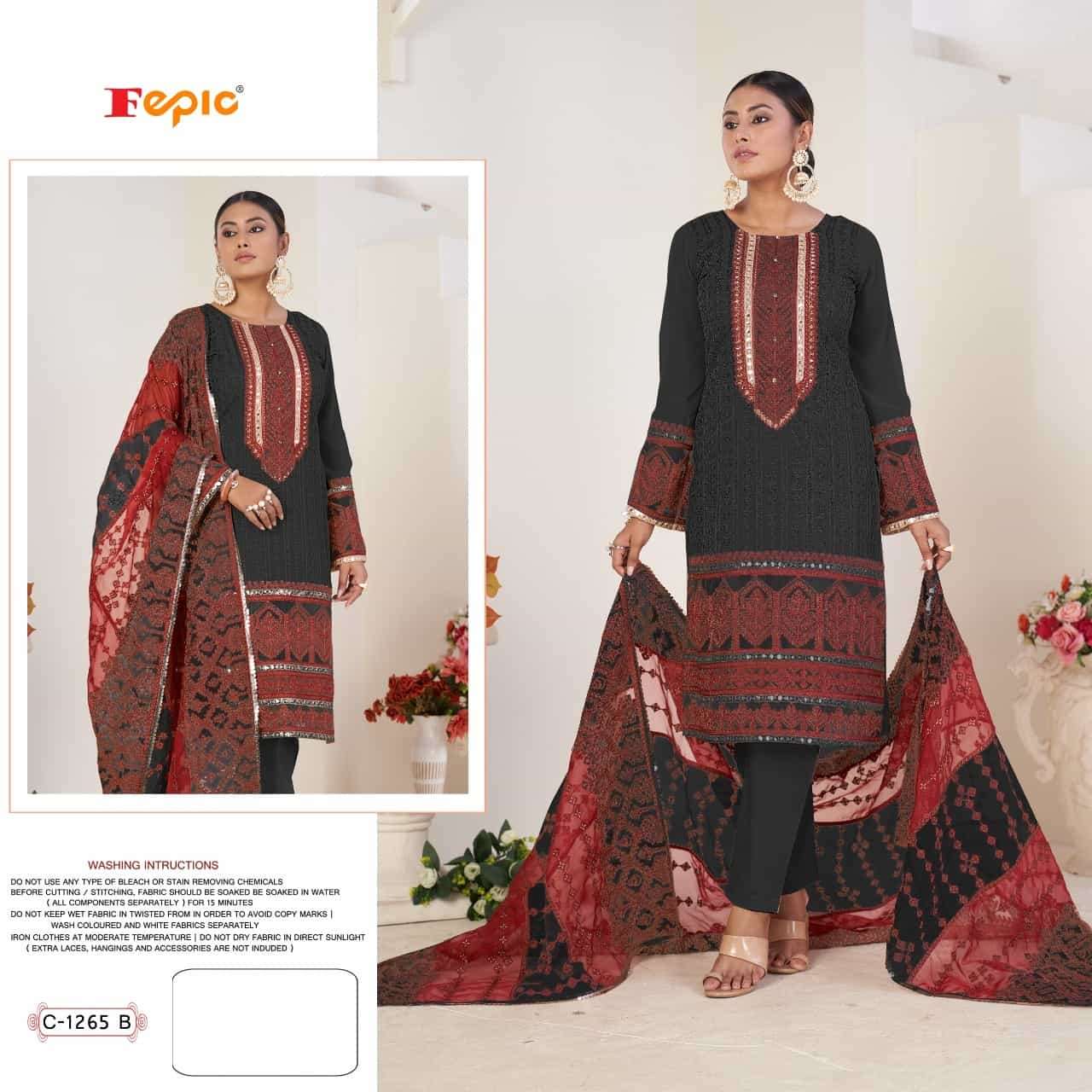 Fepic Rosemeen C 1265 Colors Pakistani Festive Wear Designer Salwar Suit Wholesalers