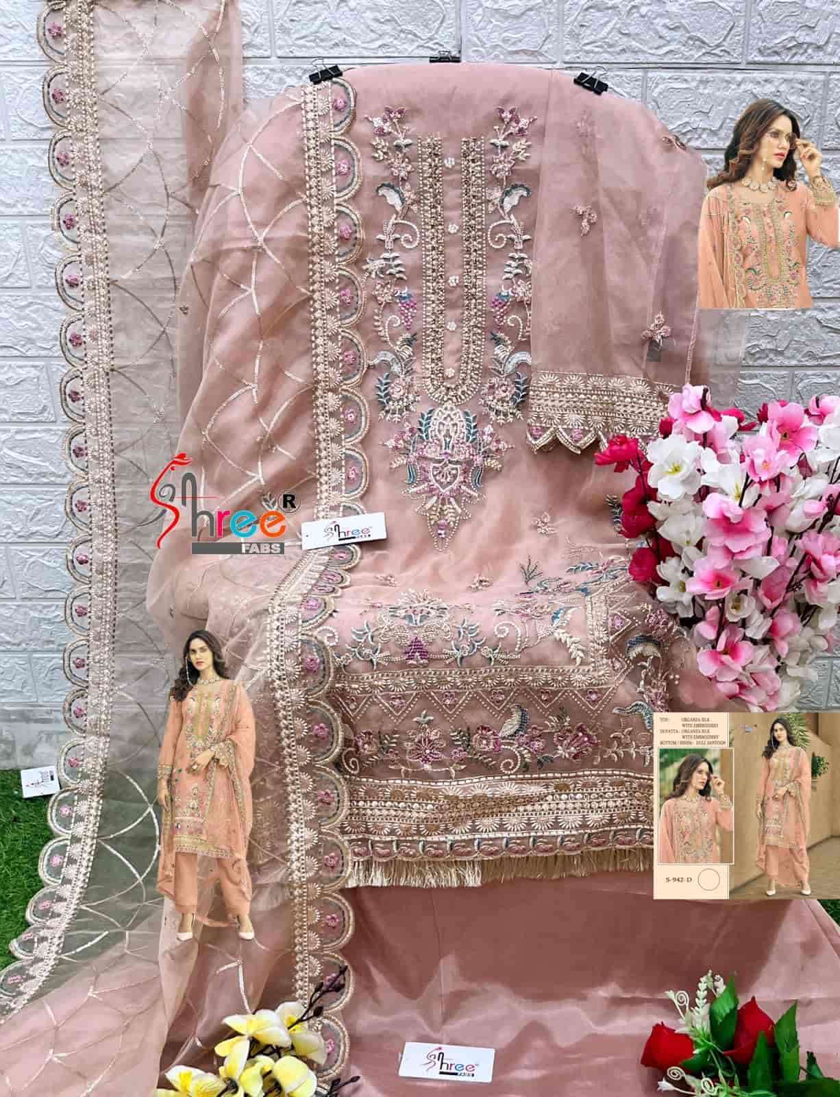 Shree Fabs Organza Pakistani Party Wear Suit