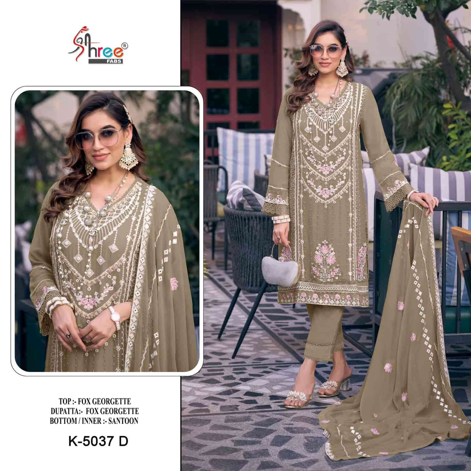Pakistani Georgette Designer Suit K 5037 D