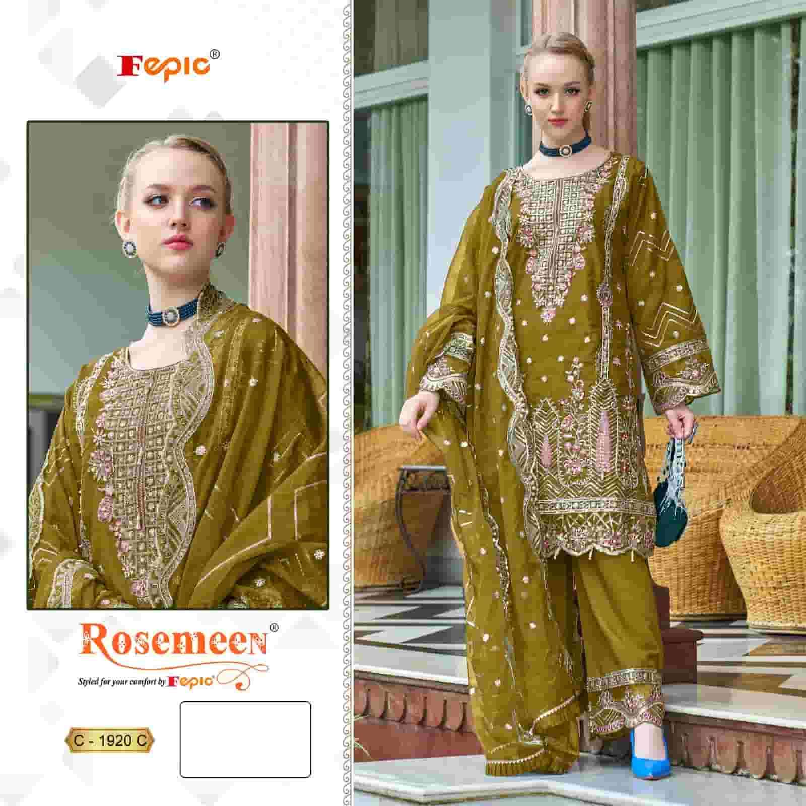Fepic C 1920 C Exclusive Heavy Designer Style Pakistani Salwar Kameez Collection