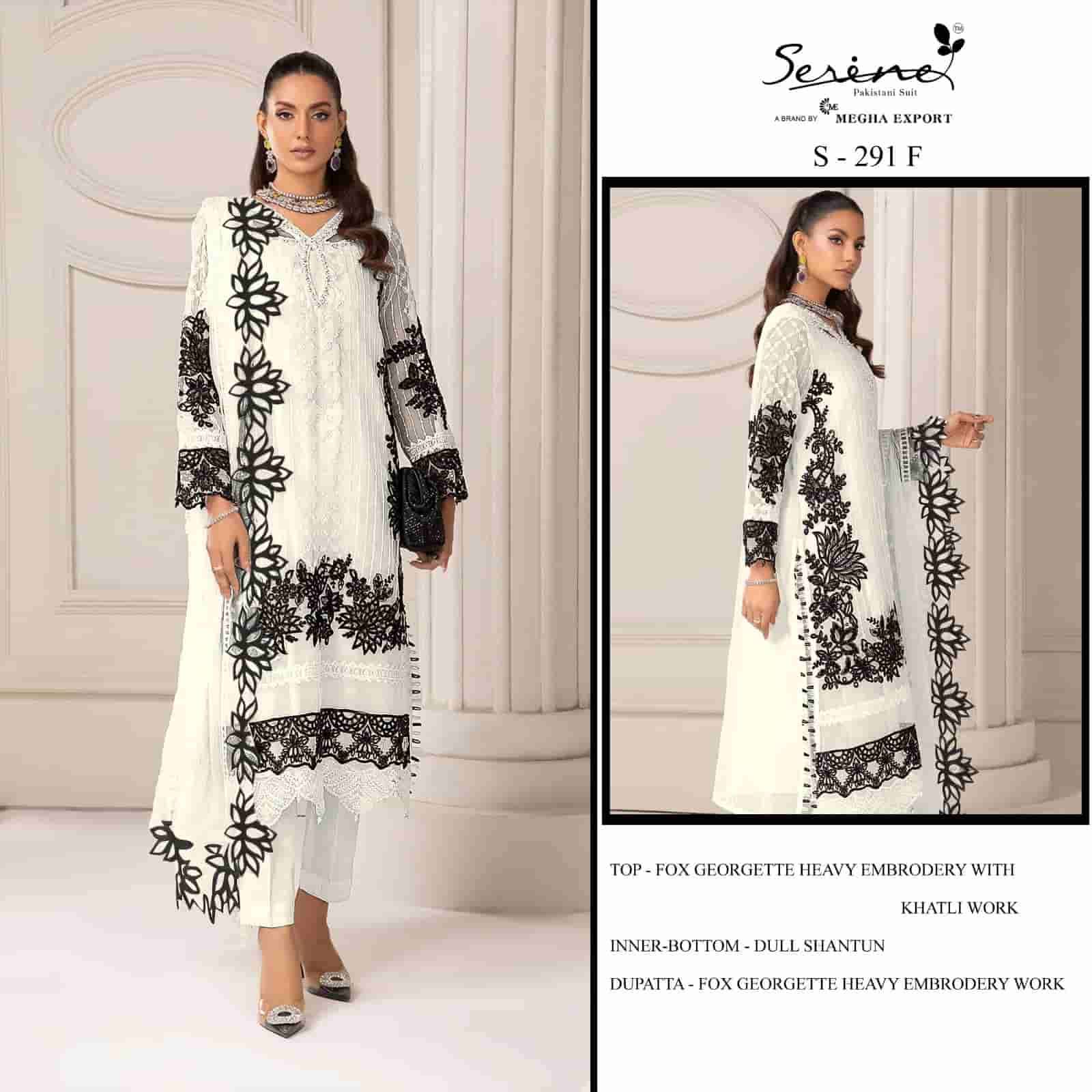 Megha Export S 291 Colors Pakistani Style Designer Georgette Suit Wholesalers