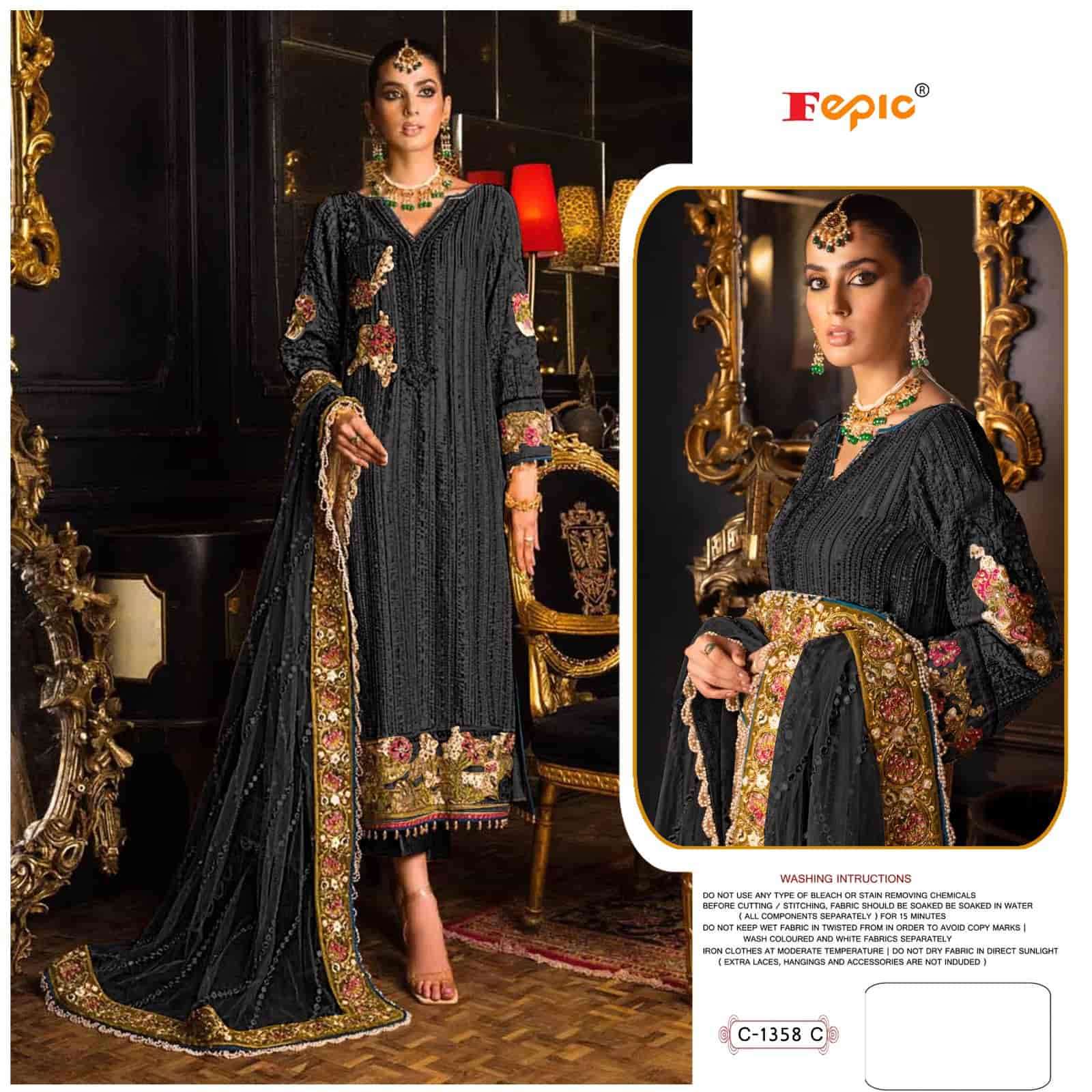 Fepic C 1358 C Pakistani Festive Wear Salwar Suit