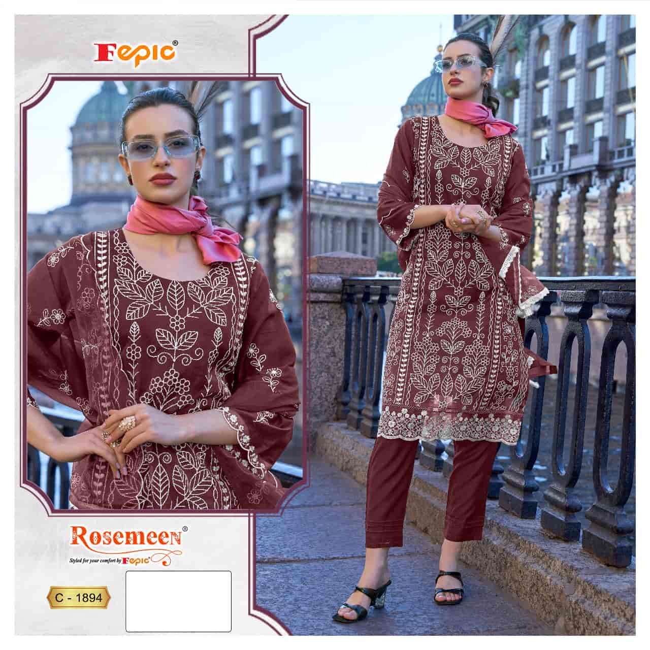 Fepic C 1894 A Pakistani Festive Wear Style Designer Salwar Kameez Ensemble