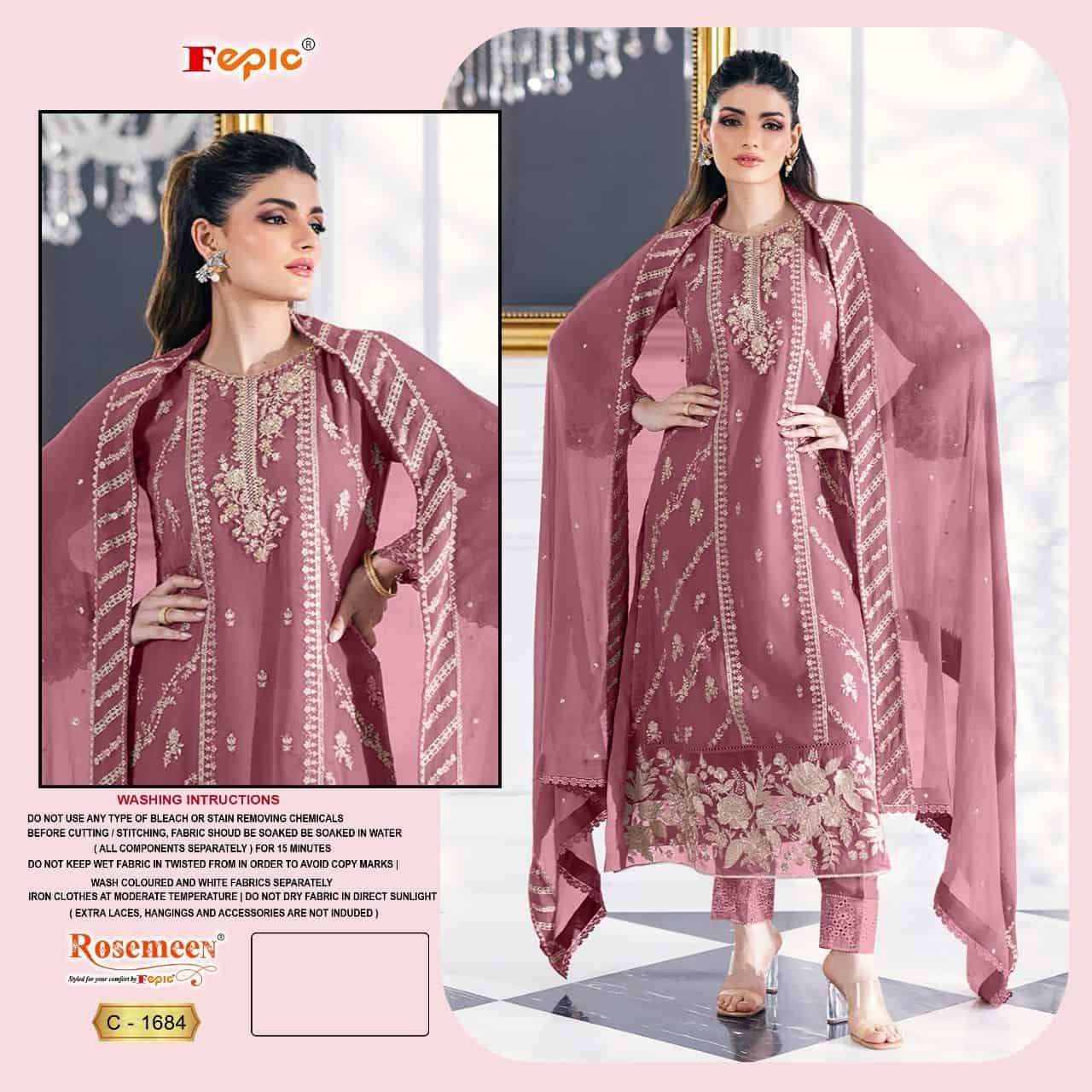 Fepic Rosemeen Embroidered Pakistani Salwar Suit