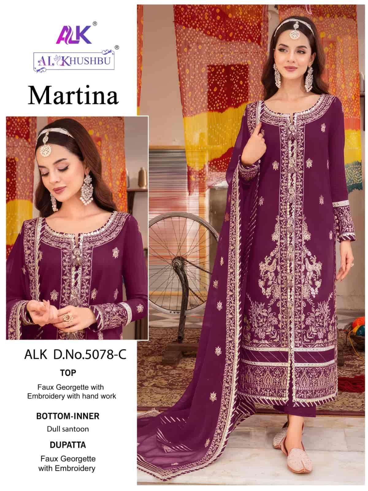 Al Khushbu 5078 C Exclusive Festive Wear Style Designer Pakistani Suit Collection
