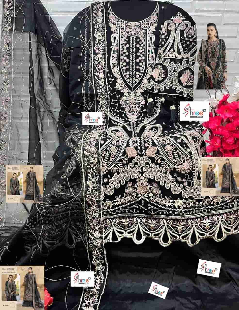 Shre Fabs K 5089 Party Wear Style Designer Organza Suit Exporter