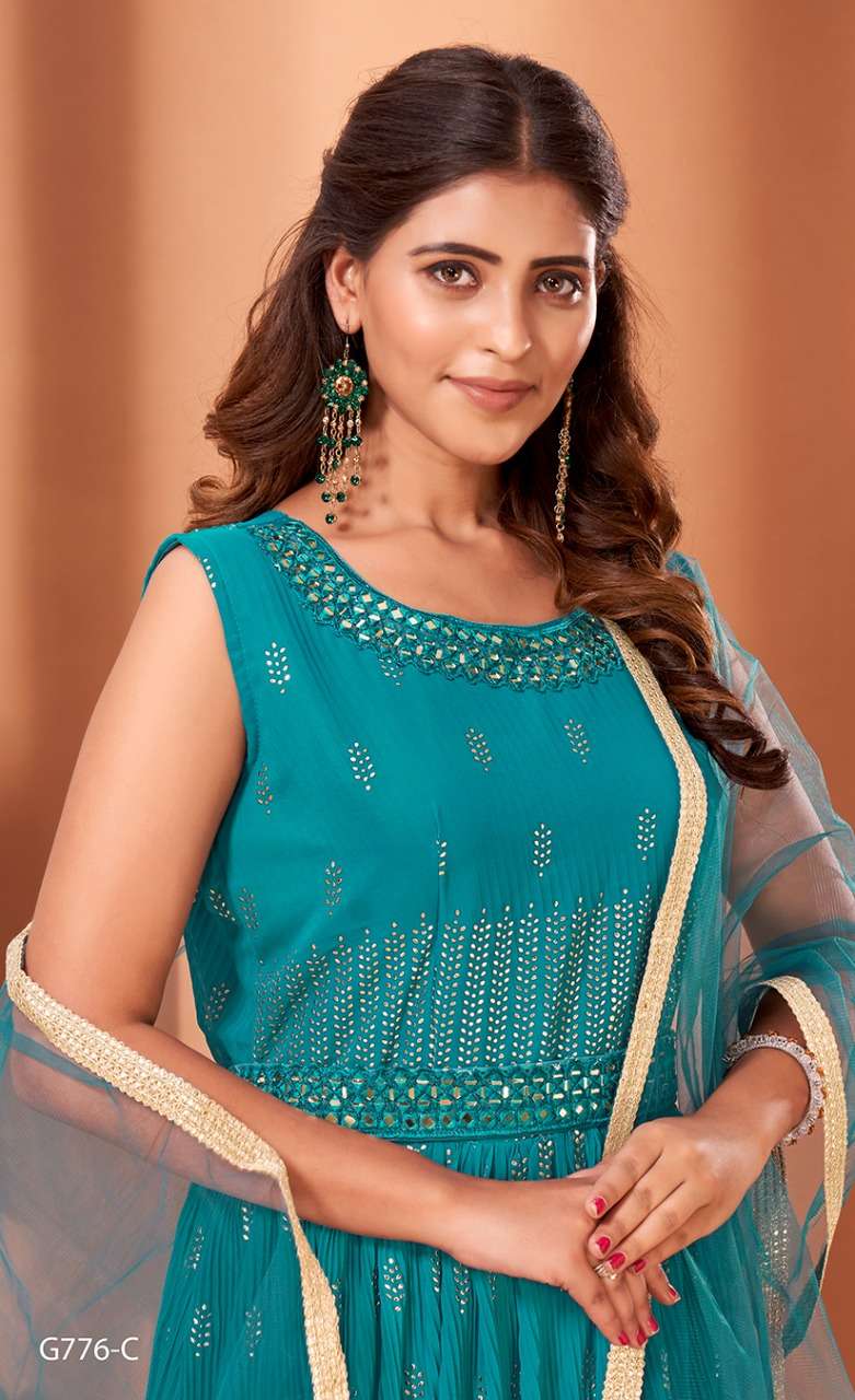 Amoha Trends G776 Ready to Wear party Wear Gown