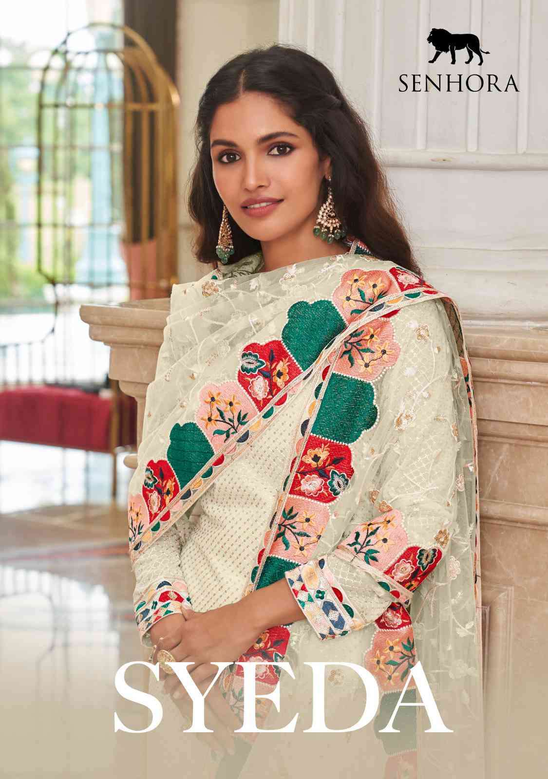 Senhora Syeda Partywear Designer Straight Salwar Suit