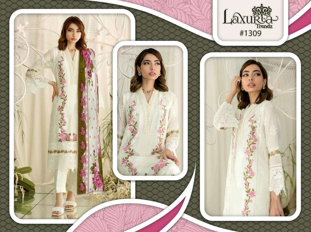 Laxuria Trends Designer Pakistani 3-Piece Suit