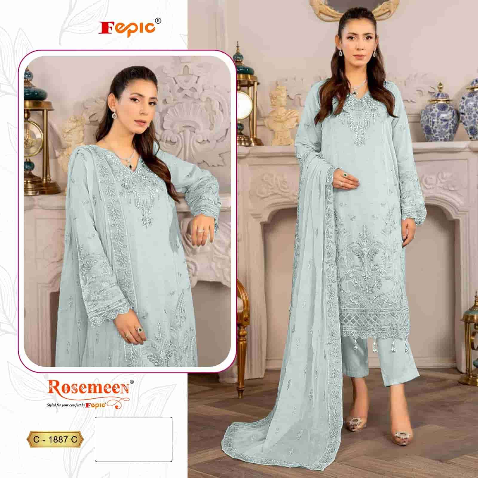 Fepic C 1887 C Exclusive Designer Pakistani salwar Kameez Collection