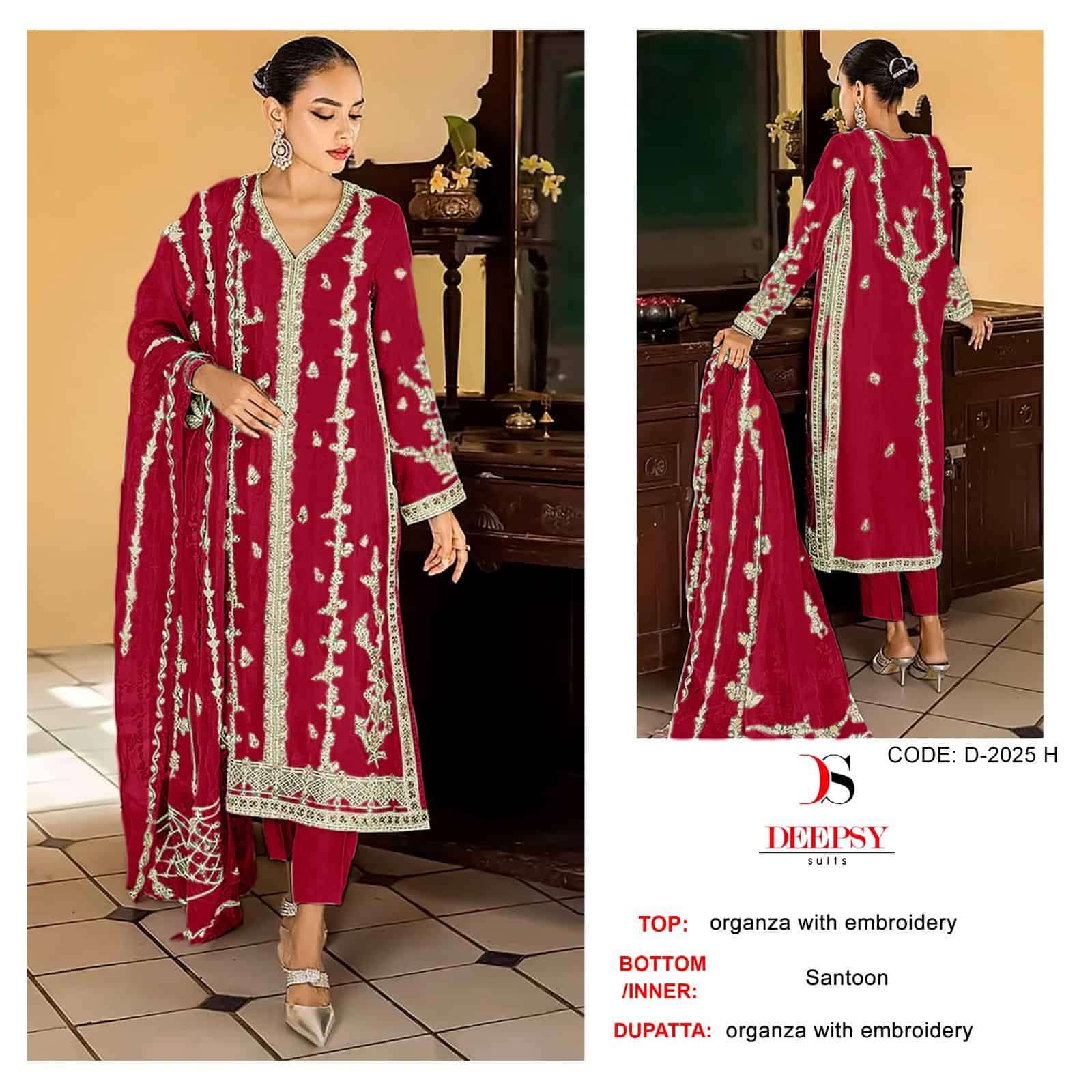 Deepsy D 2025 Colors Pakistani style Heavy Designer Festive Wear Suit