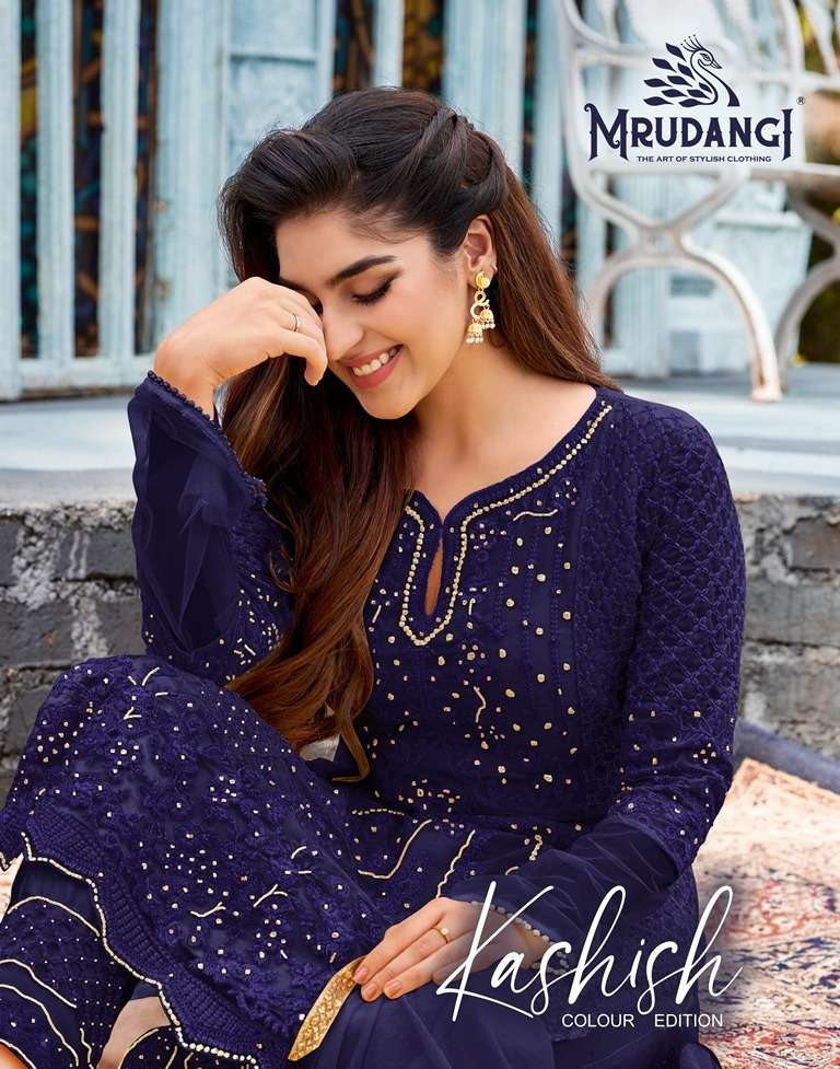 Mrudangi Kashish 2015 Colors 2 Embroidered Party Wear Salwar Suit