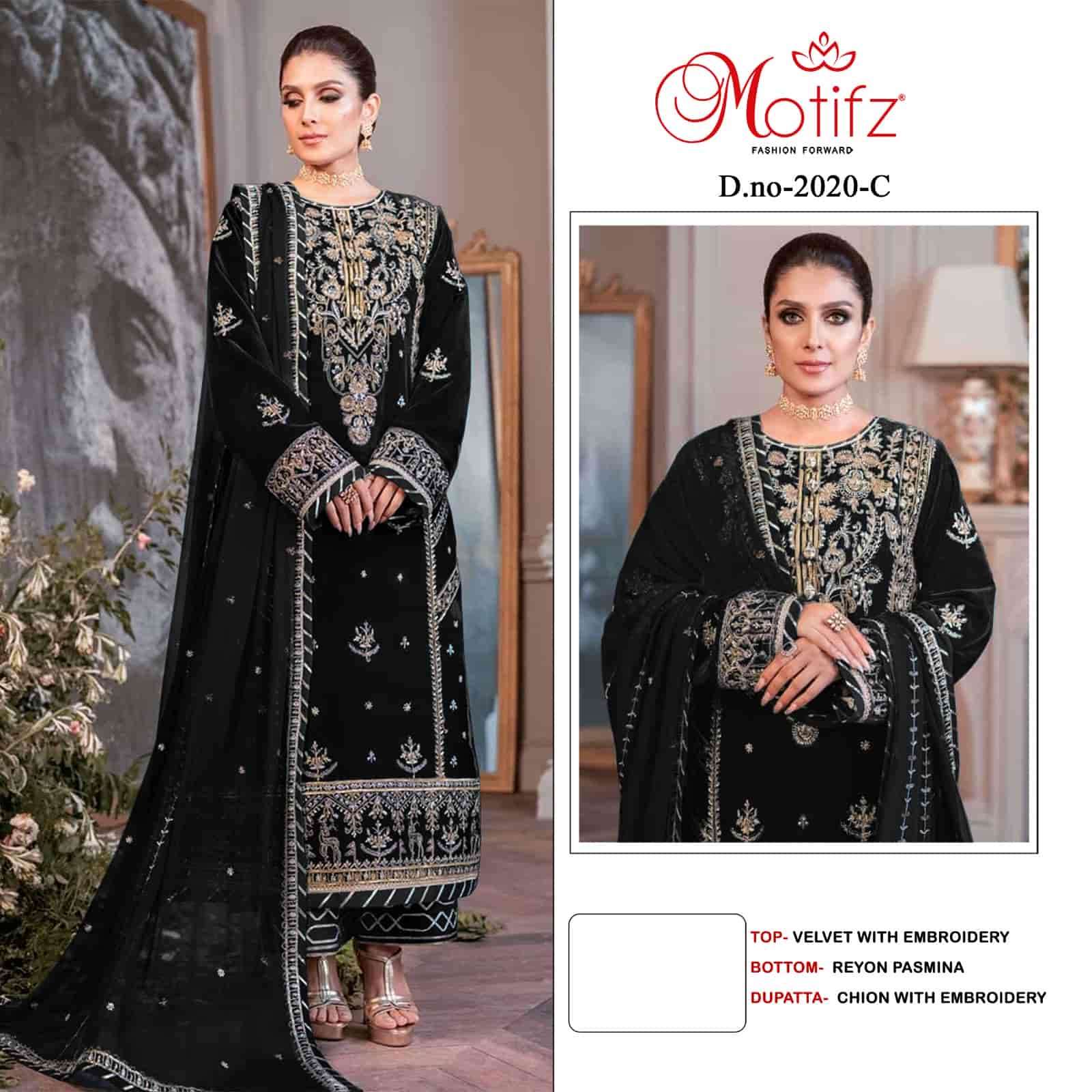 Motifz 2020 Colors Winter Wear Style Heavy Designer Pakistani Suit Wholesalers