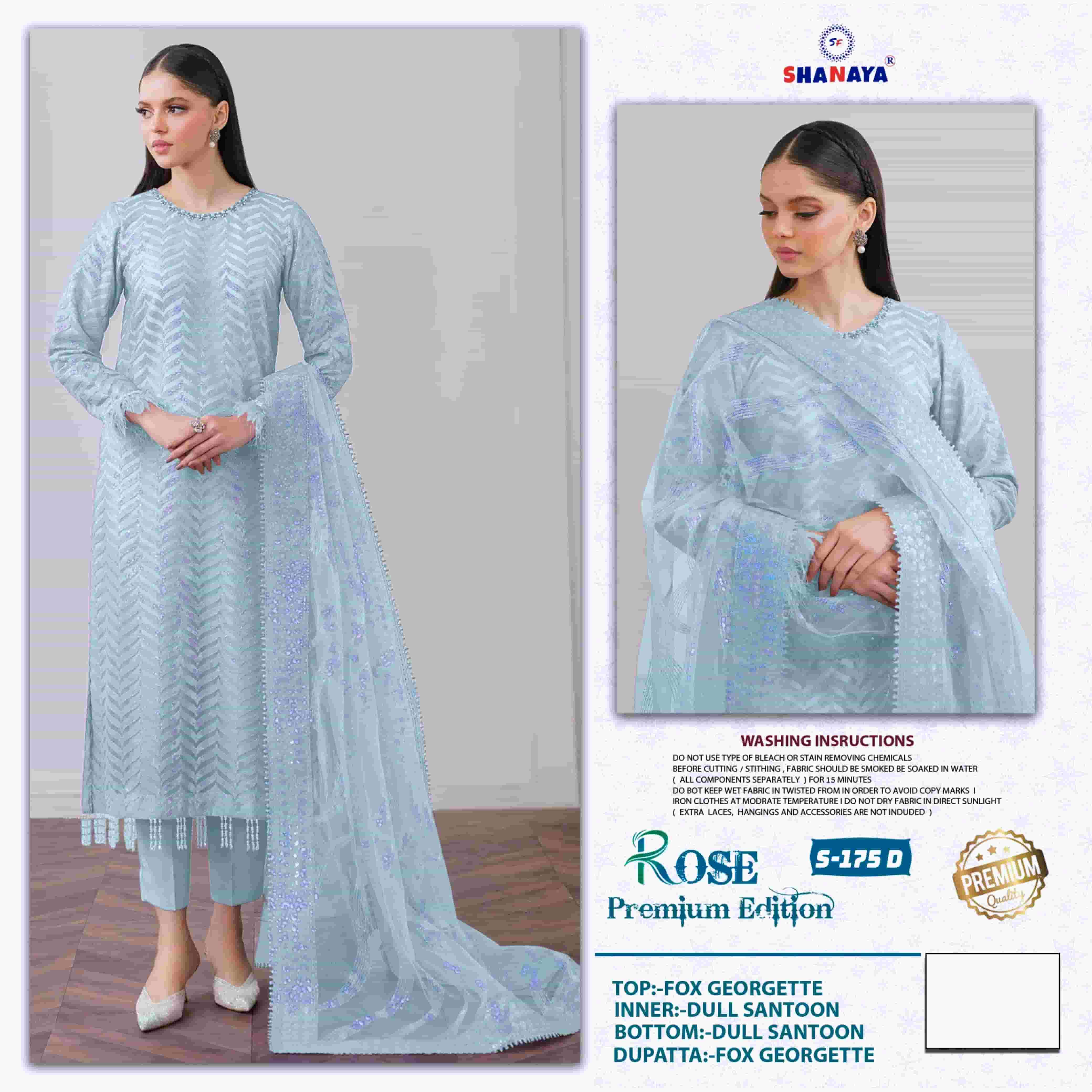 Shanaya S 175 D Exclusive Fancy Designer Salwar Kameez