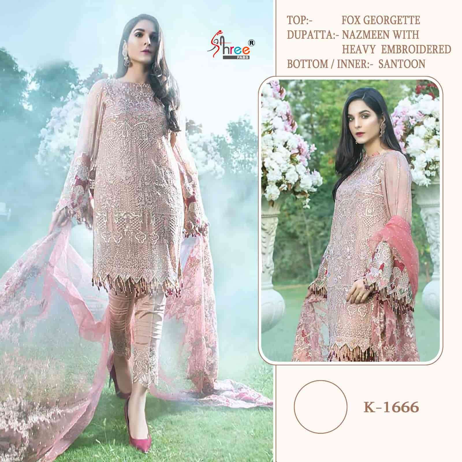 Shree Fabs K 1666 Pakistani Designer Heavy Salwar Suit Festive Wear Collection