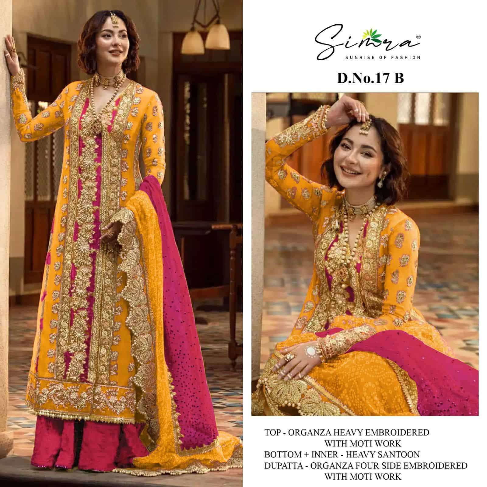 Megha Exports S 17 Colors Wedding Wear Pakistani Dress