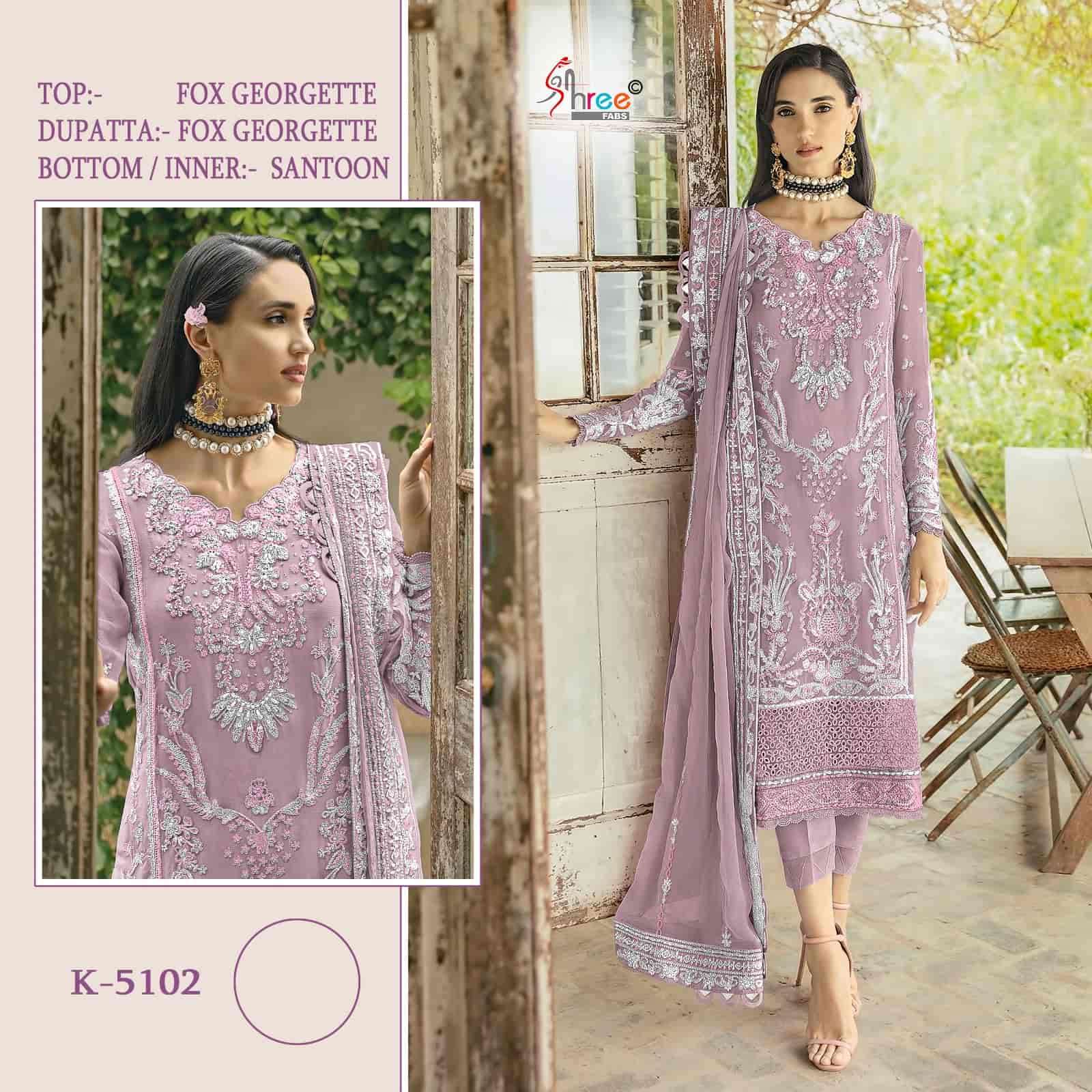 Shree Fabs K 5102 Pakistani Style Designer Georgette Suit Exporter