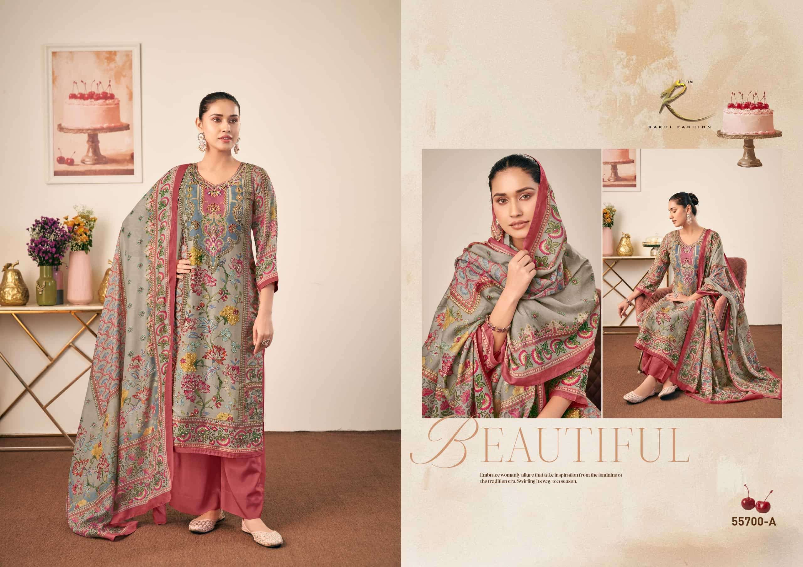 Rakhi Fashion Rakhdi Special 55700 Fancy Silk Premium Designs Dress Exporters