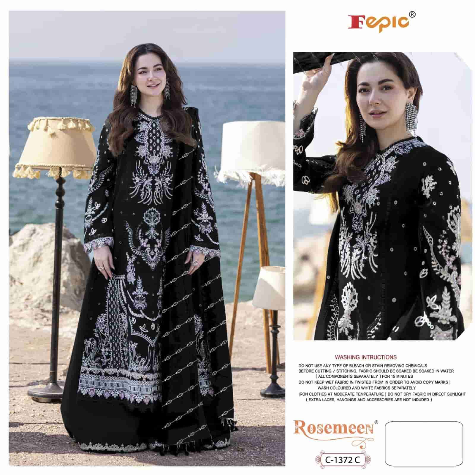 Fepic C 1372 Colors Pakistani Latest Embroidered Designer Dress Wholesalers