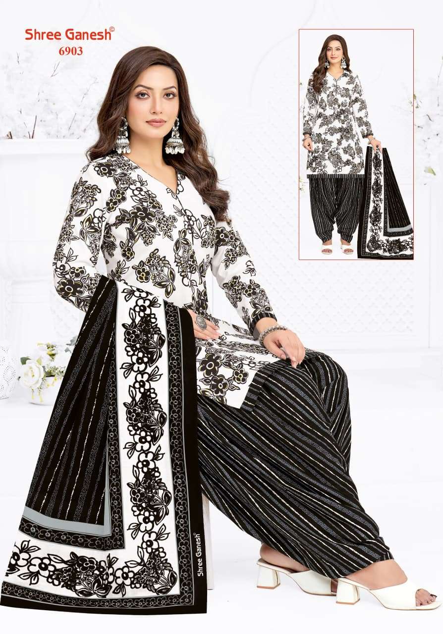 Shree Ganesh Panchi Vol 19 Pure Cotton Unstitch Suit