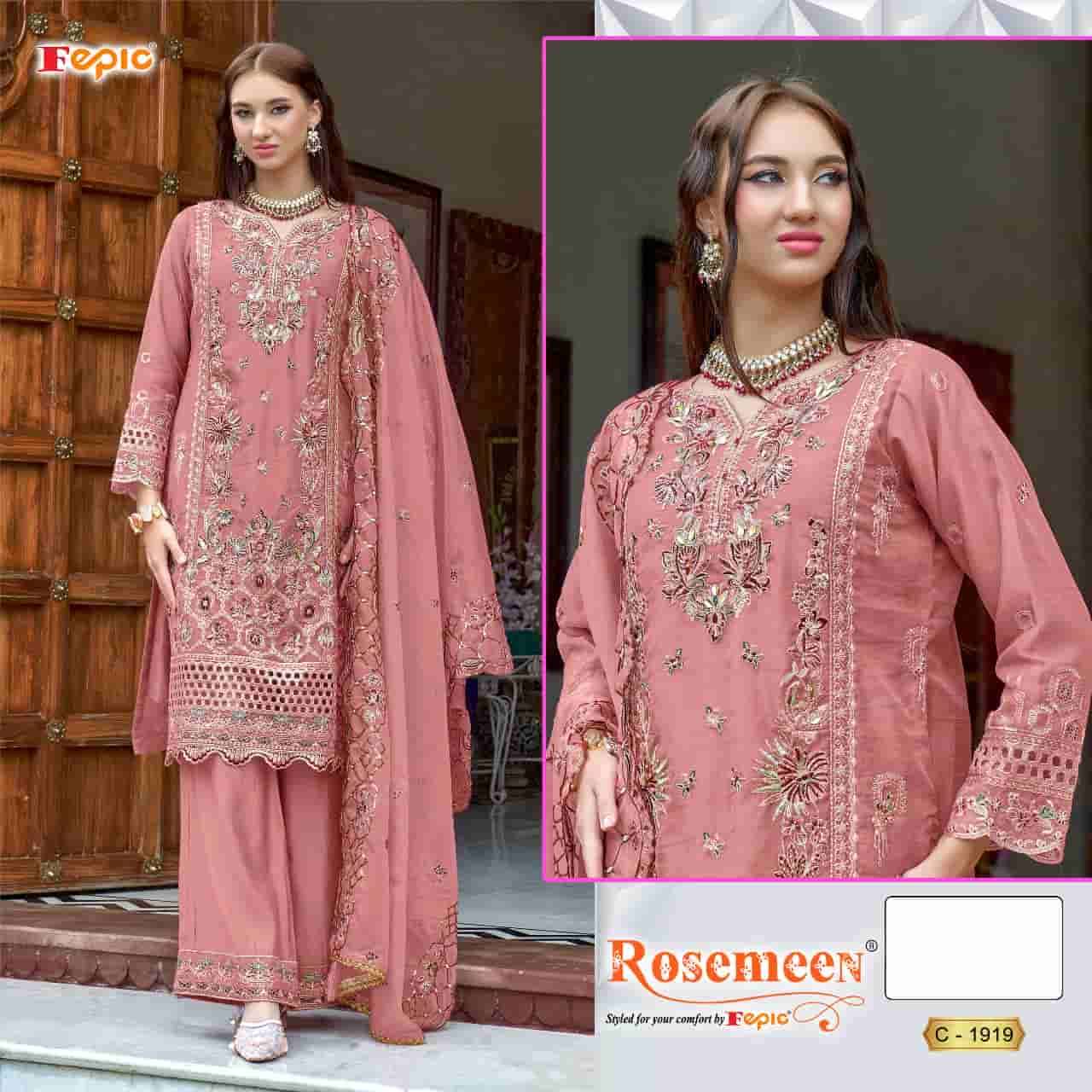 Fepic C 1919 Colors Pakistani Festive Wear Salwar Suit Wholesalers
