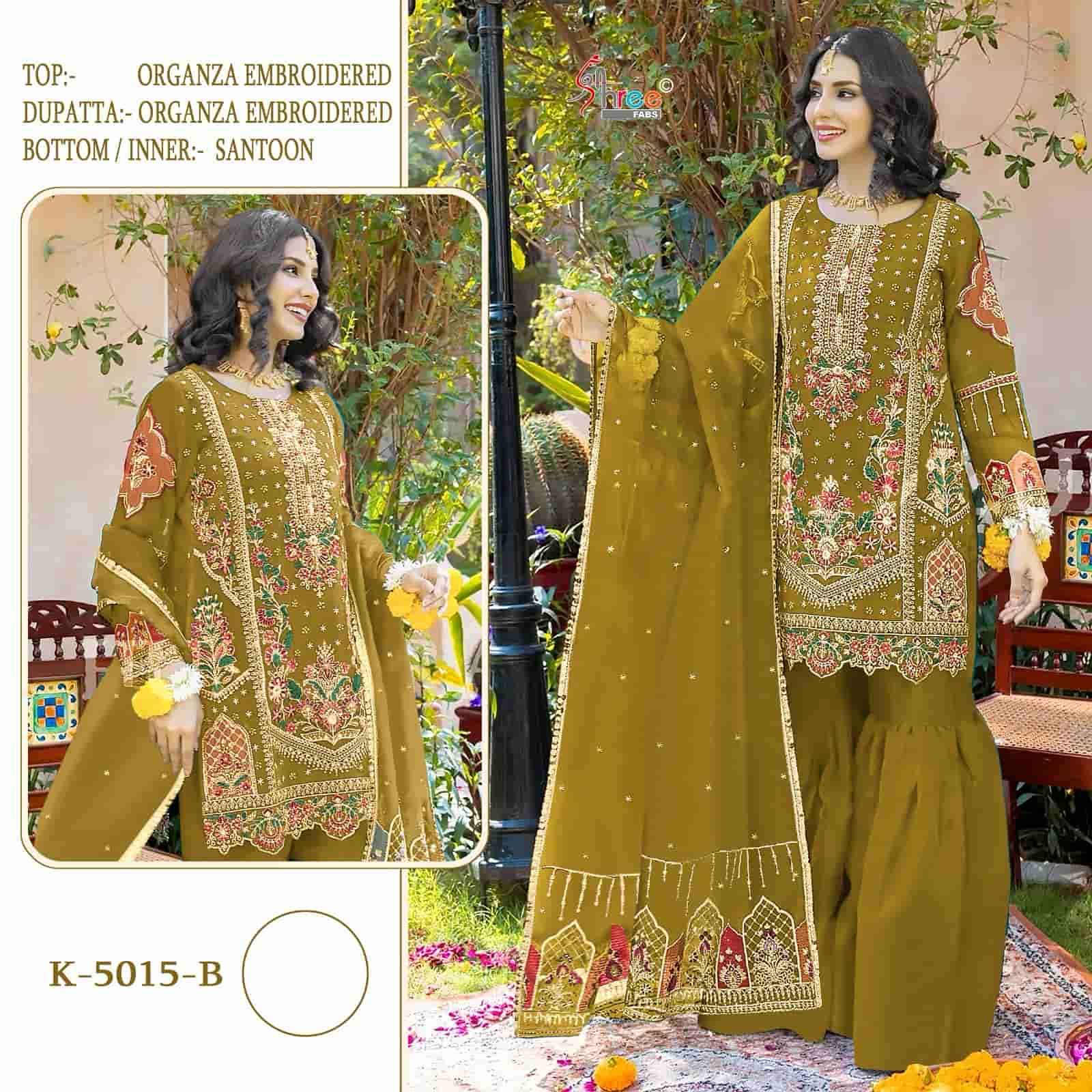 Shree Fabs K-5015 B Organza Pakistani Suit