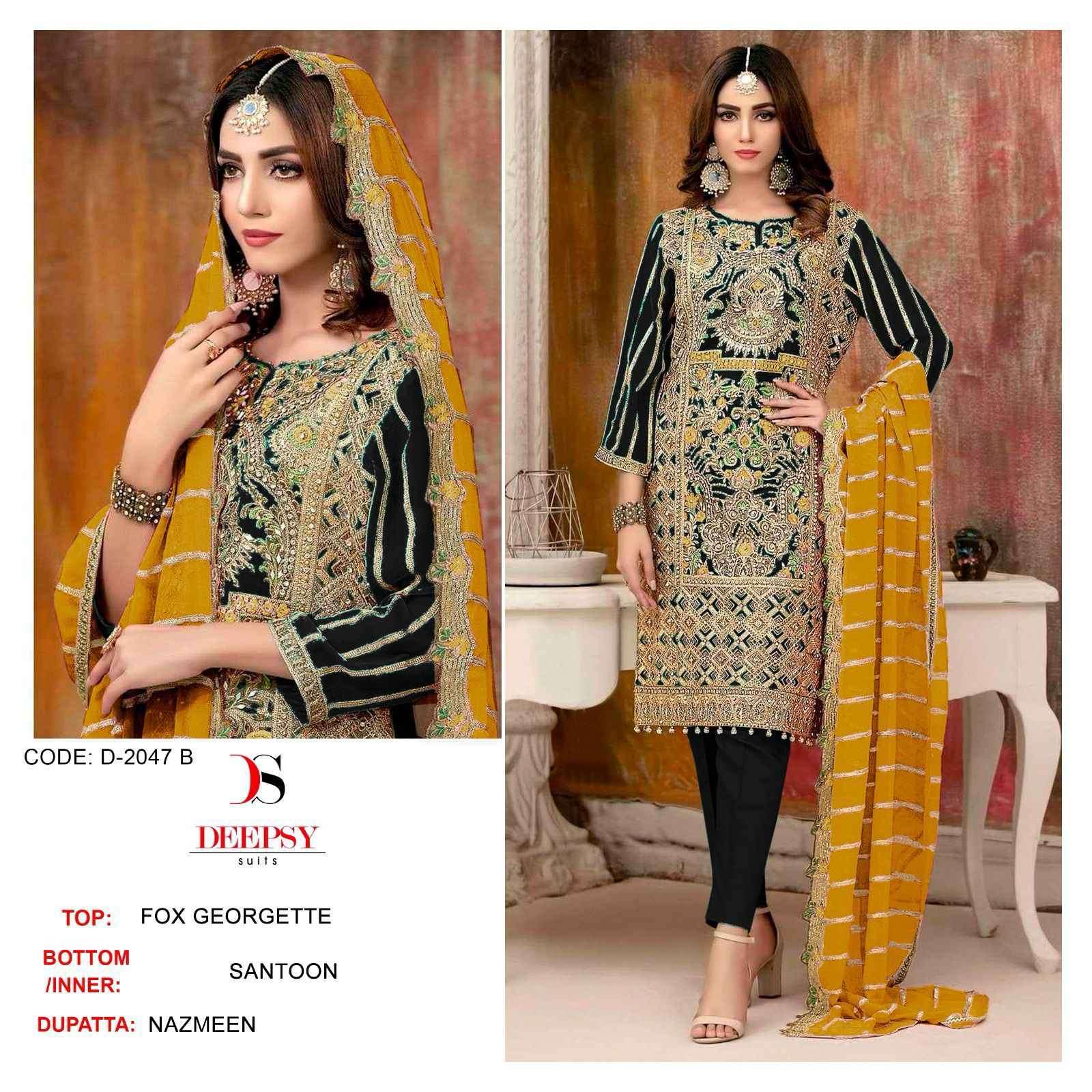 Deepsy Designer Embroidered Pakistani Suit