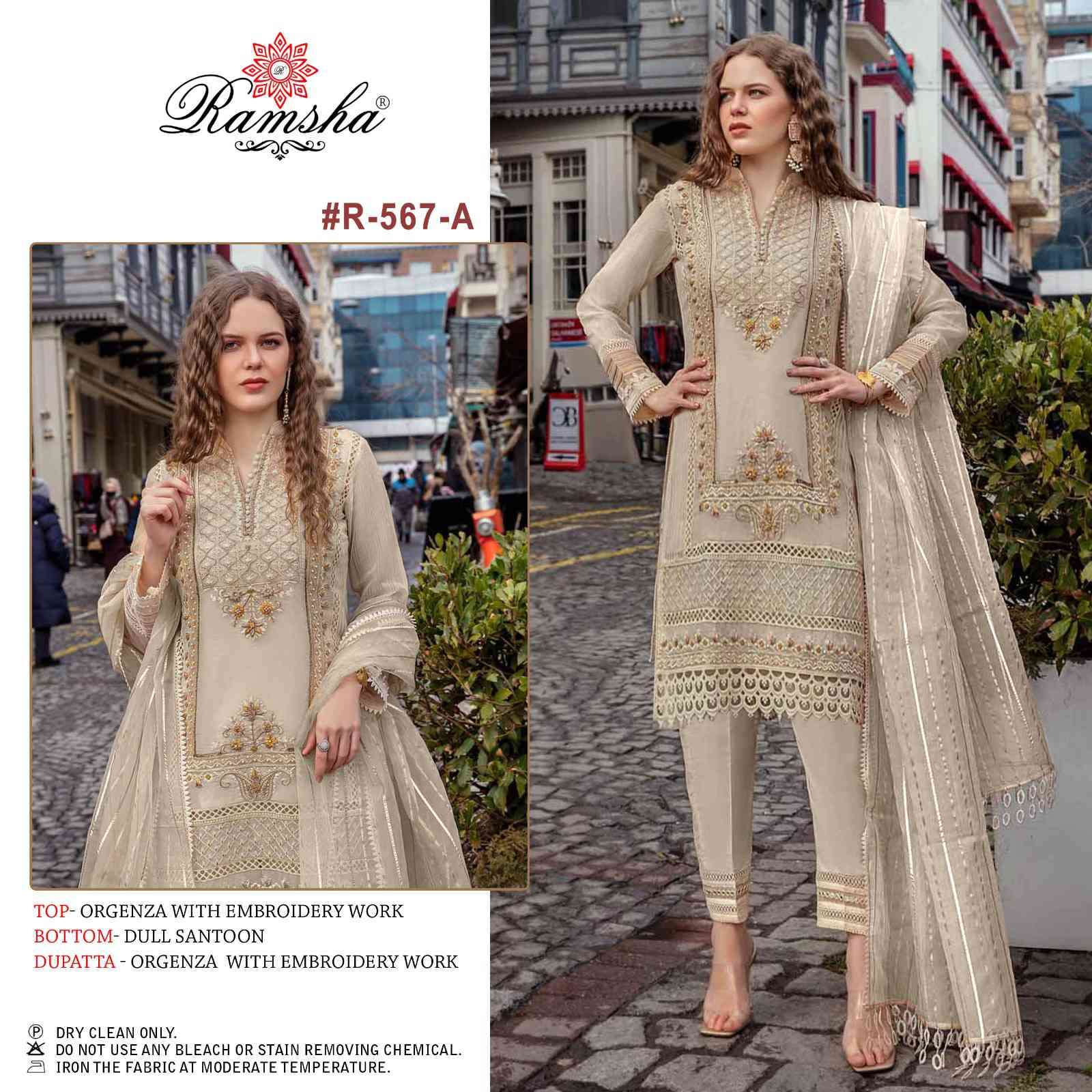 Ramsha R-567 Nx Embroidered Pakistani Salwar Suit