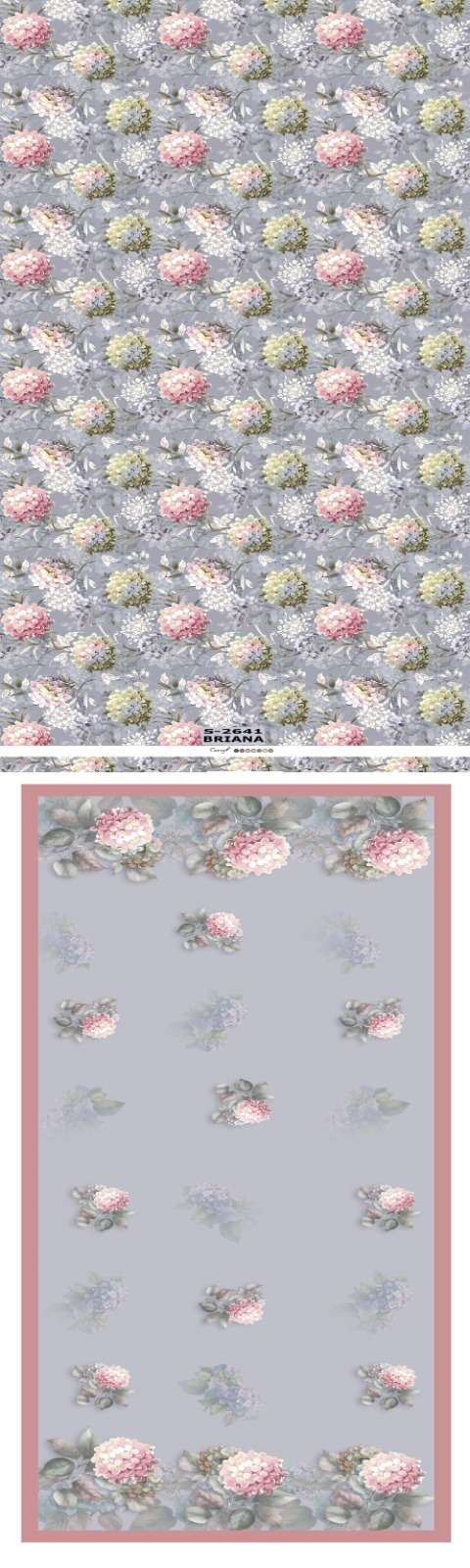 Ganga Fashion Briana 2641 Printed Cotton Linen Suit Wholesalers