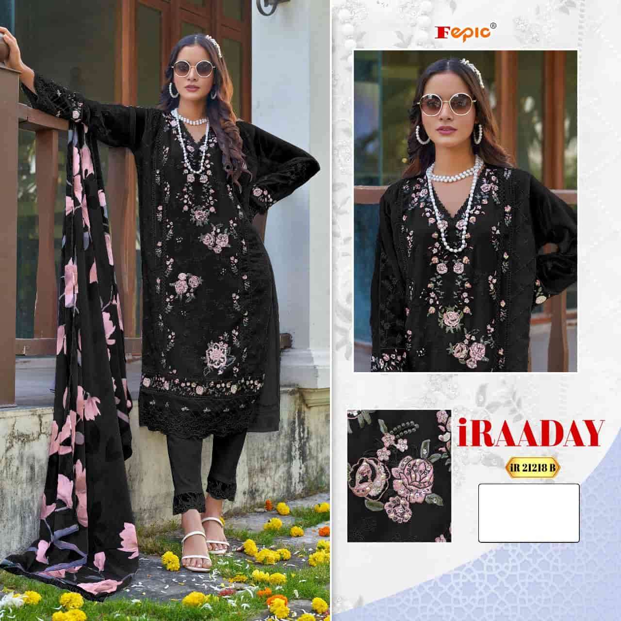 Fepic IR 21218 B Party Wear Style Designer Georgette Salwar Suit Ensemble