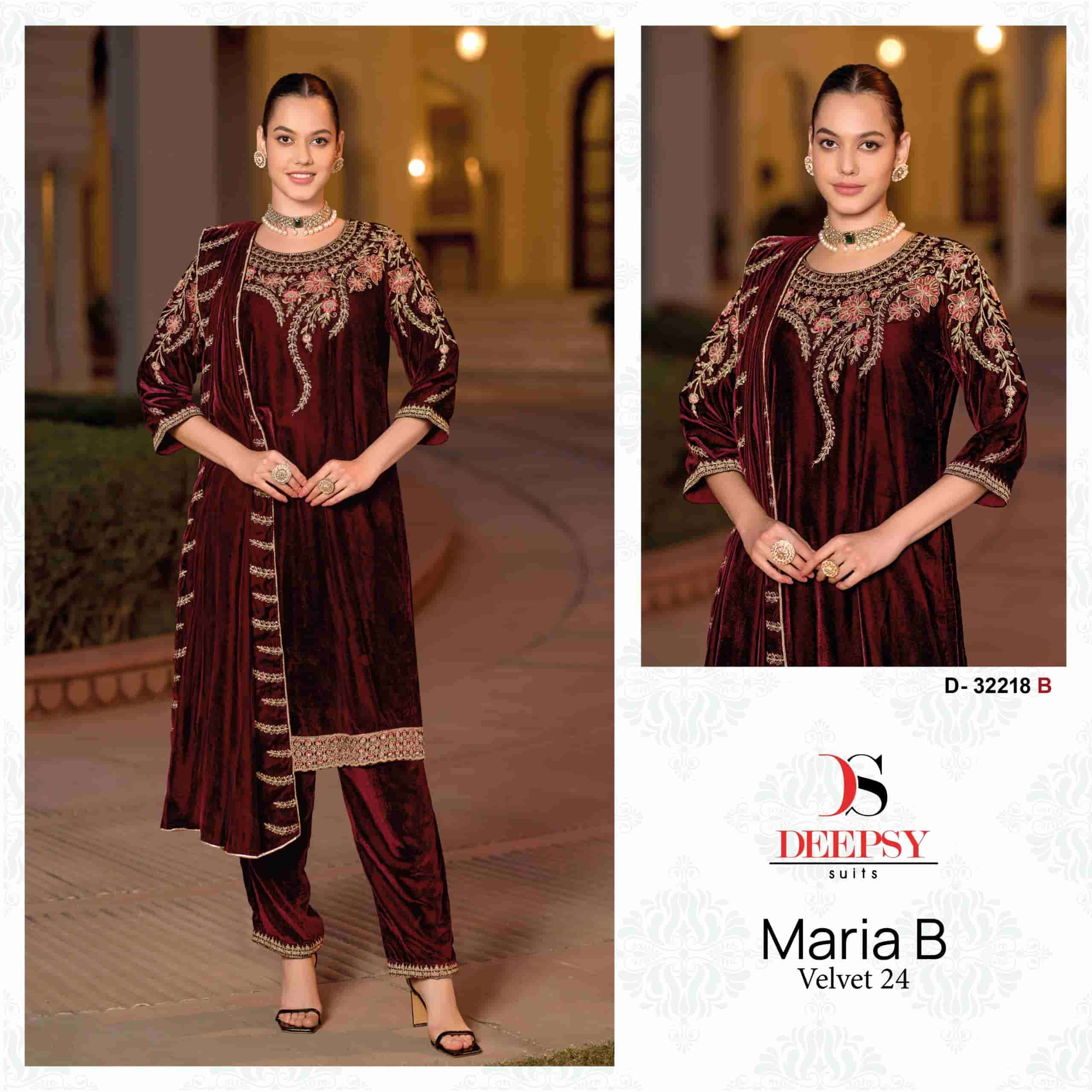 Deepsy Designer Pakistani Velvet Suit