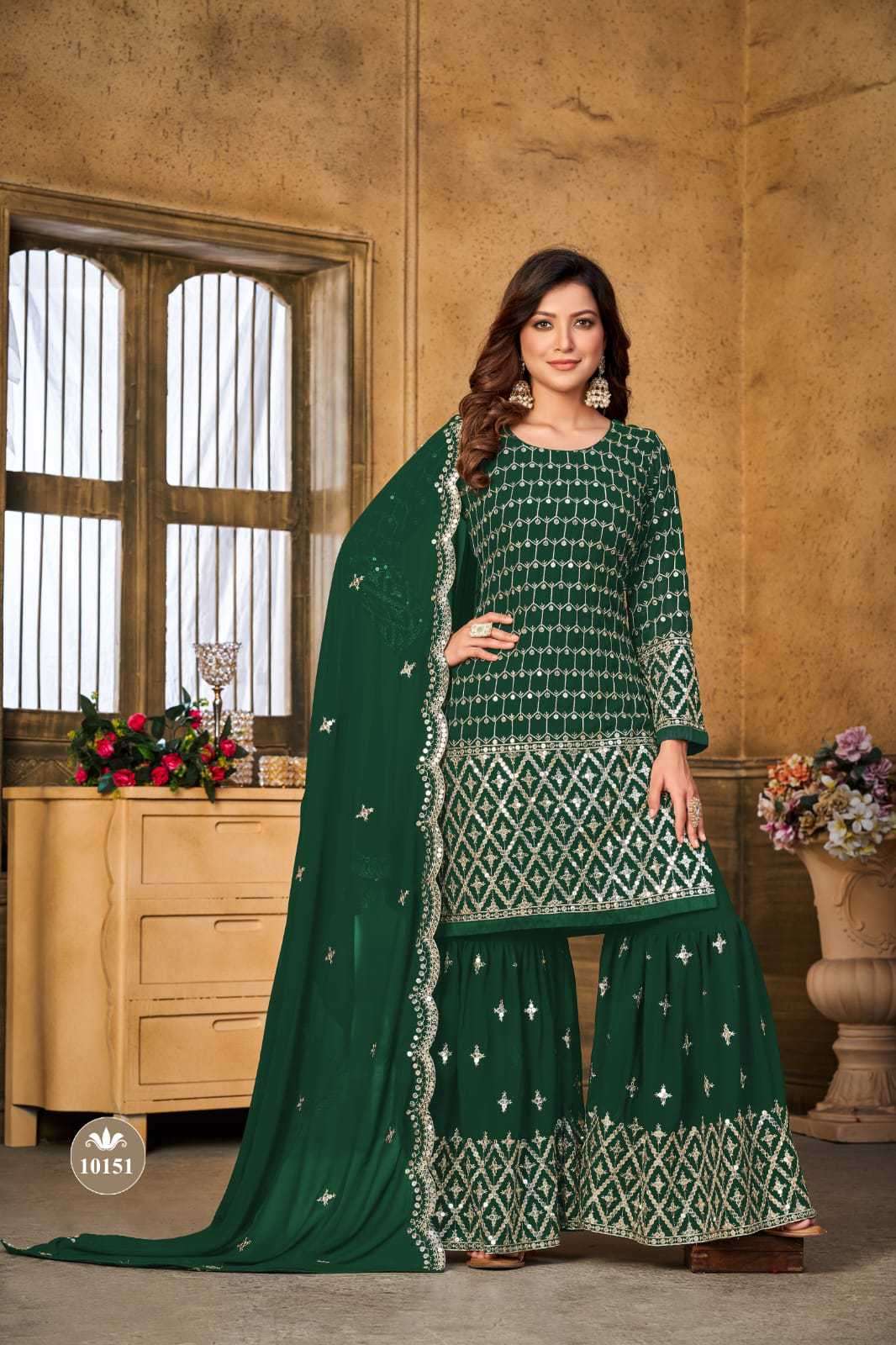 Anjubaa Vol 15 Heavy Designer Gharara Suit Partywear Collection New Arrivals