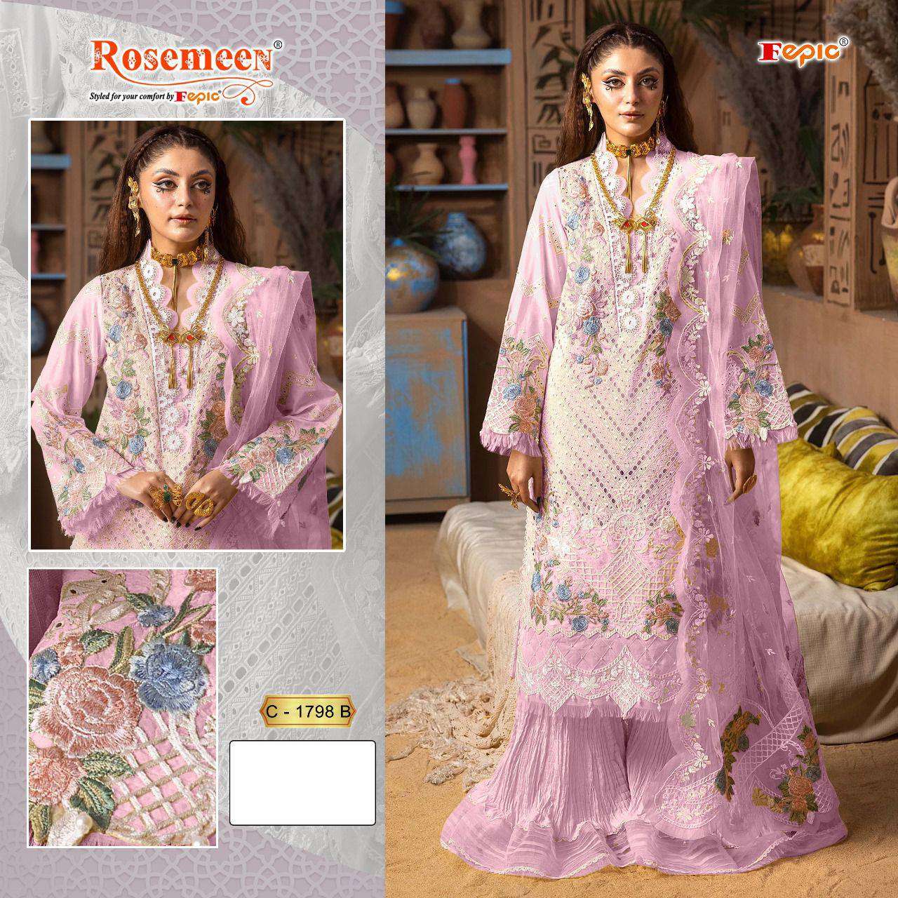 Fepic Rosemeen Cotton Embroidered Salwar Suit