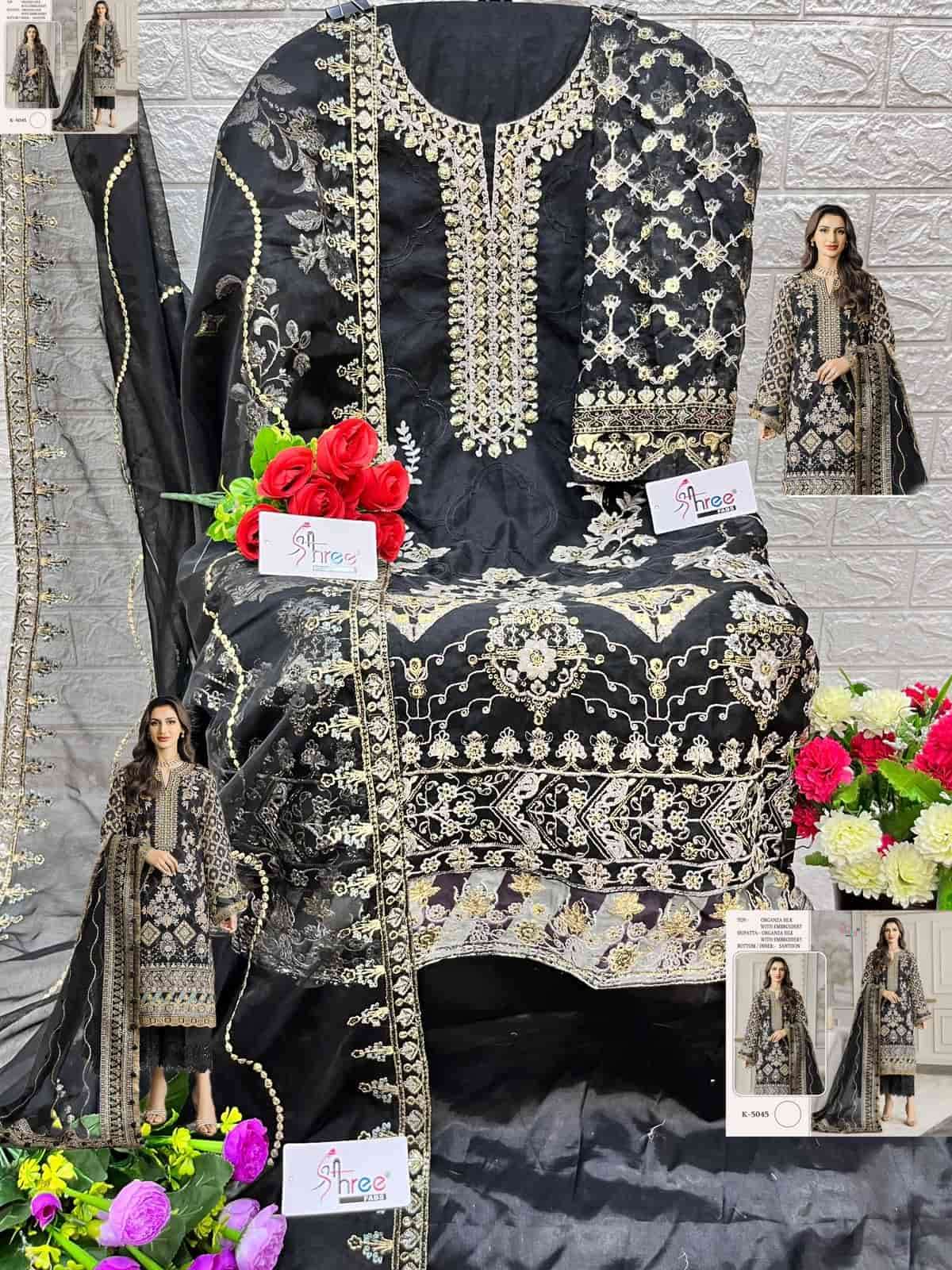 Shree Fabs K 5045 Embroidered Organza Salwar Suit