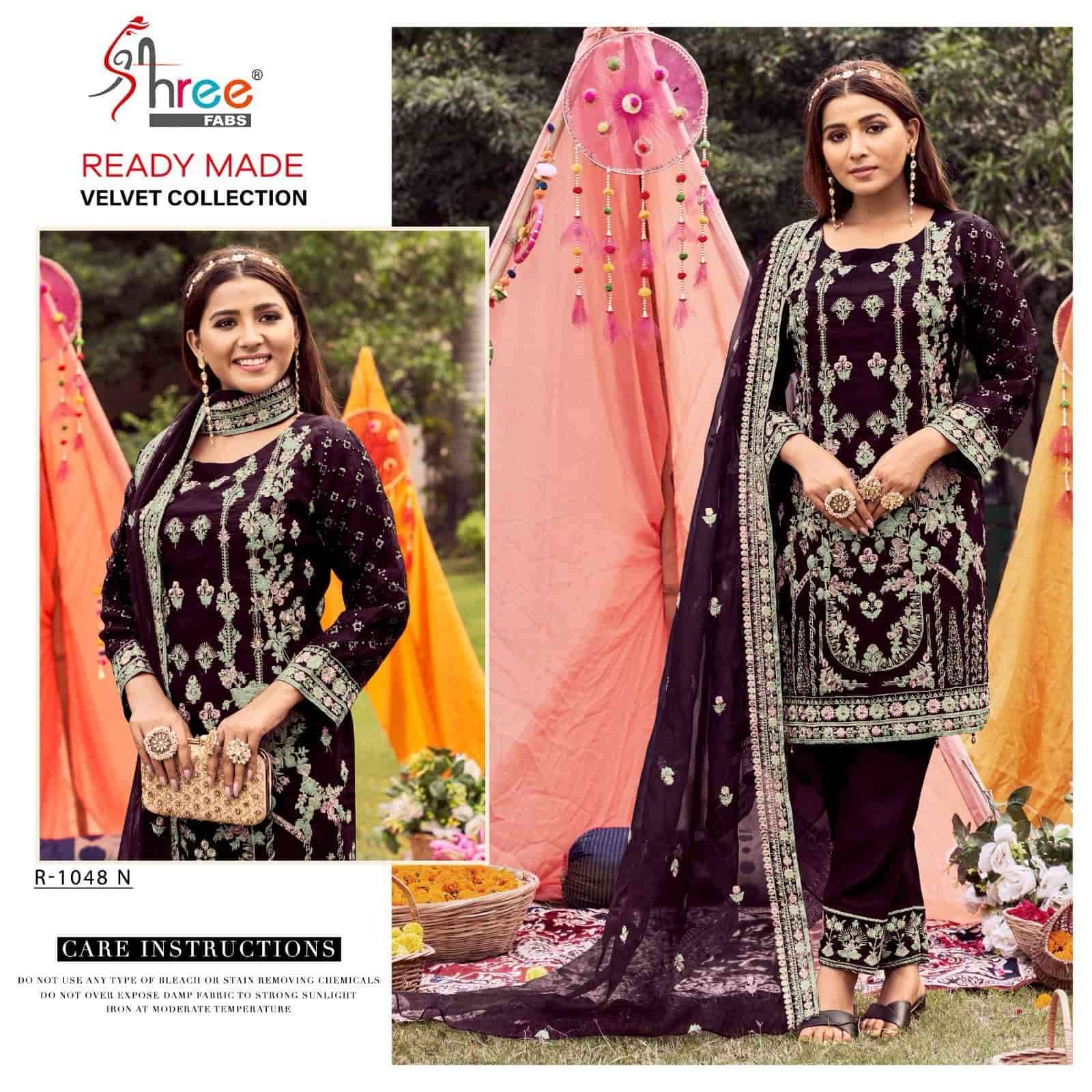 Shree Fabs R 1048 Colors Pakistani Party Wear Style Velvet Readymade Suit Exporter