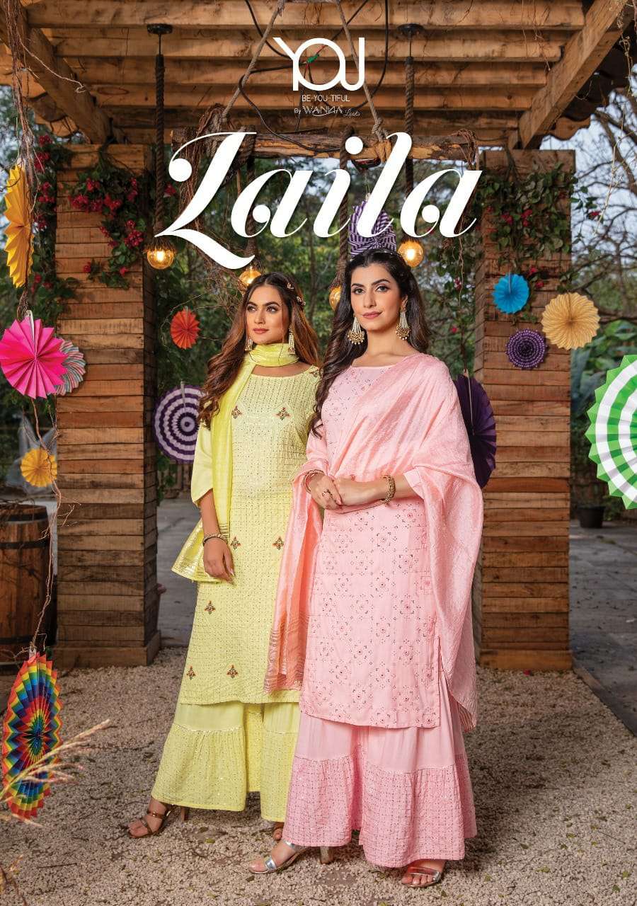 Wanna Laila Designer Readymade Women Ethnic Wear Sharara Dress Collection