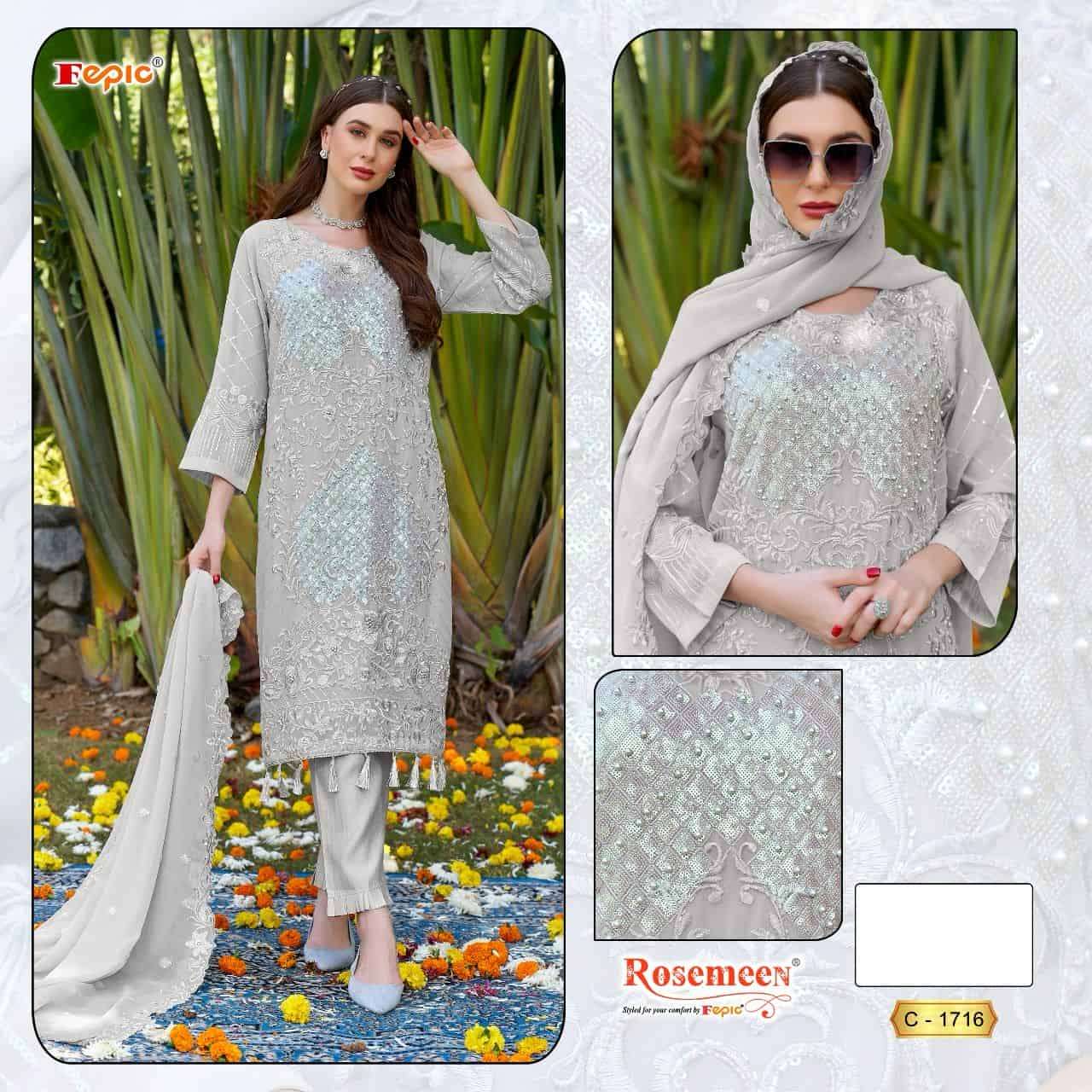 Fepic Rosemeen Designer Georgette Salwar Suit