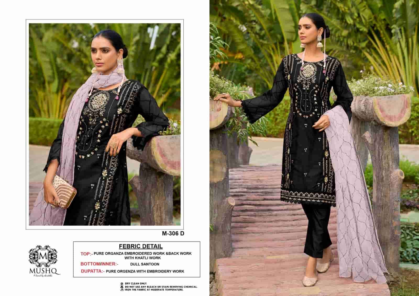 Mushq M 306 Colors Pakistani Designer Style Festive Wear Salwar Suit