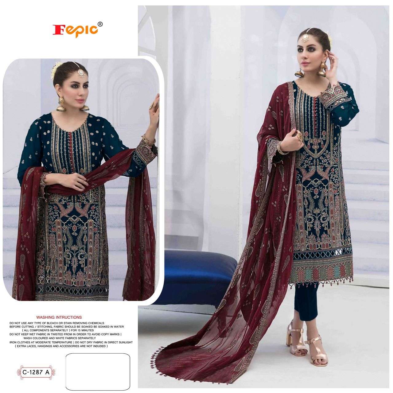 Fepic Rosemeen Embroidered Pakistani Salwar Suit