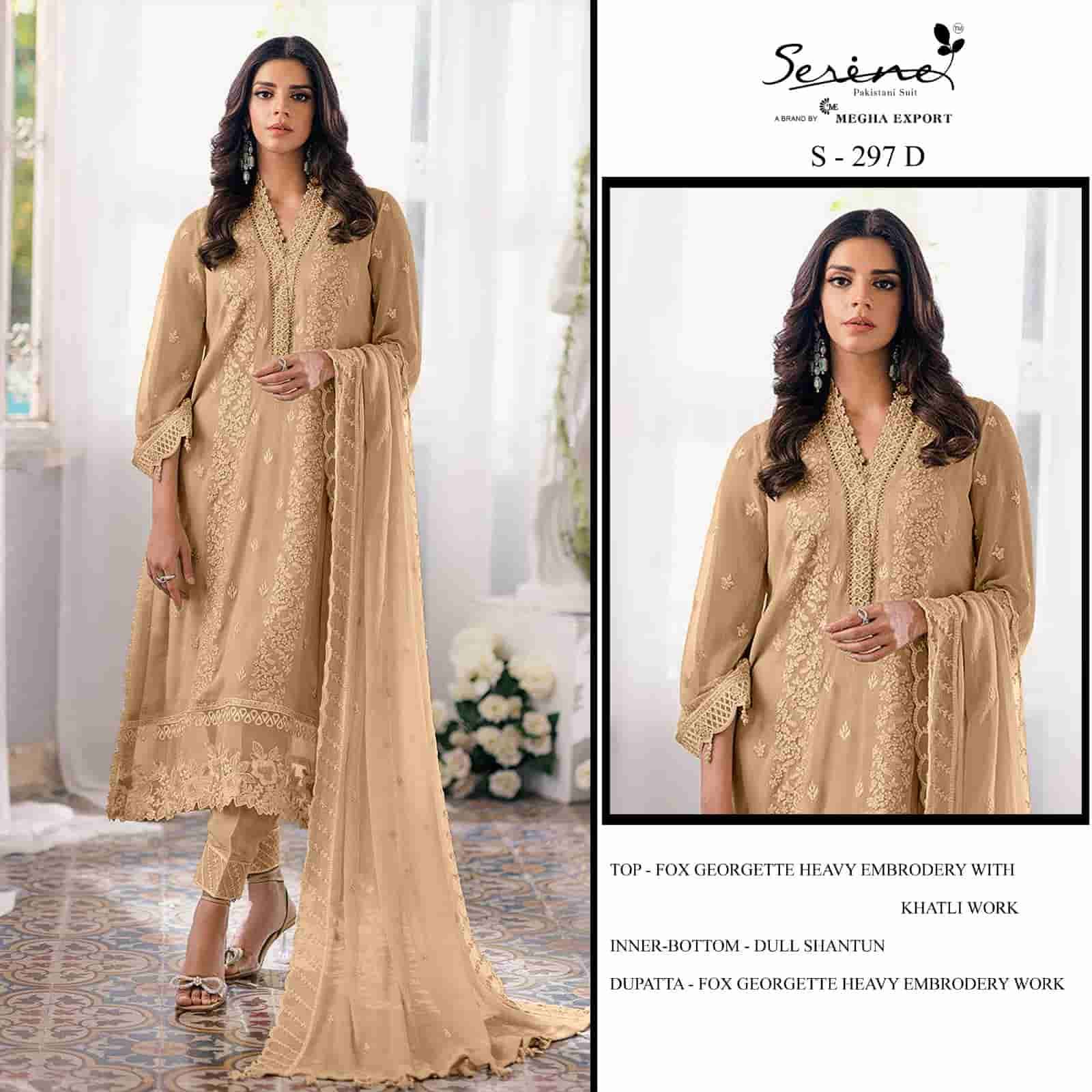 Serine S 297 D Pakistani Festive Wear Style Embroidered Suit Ensemble