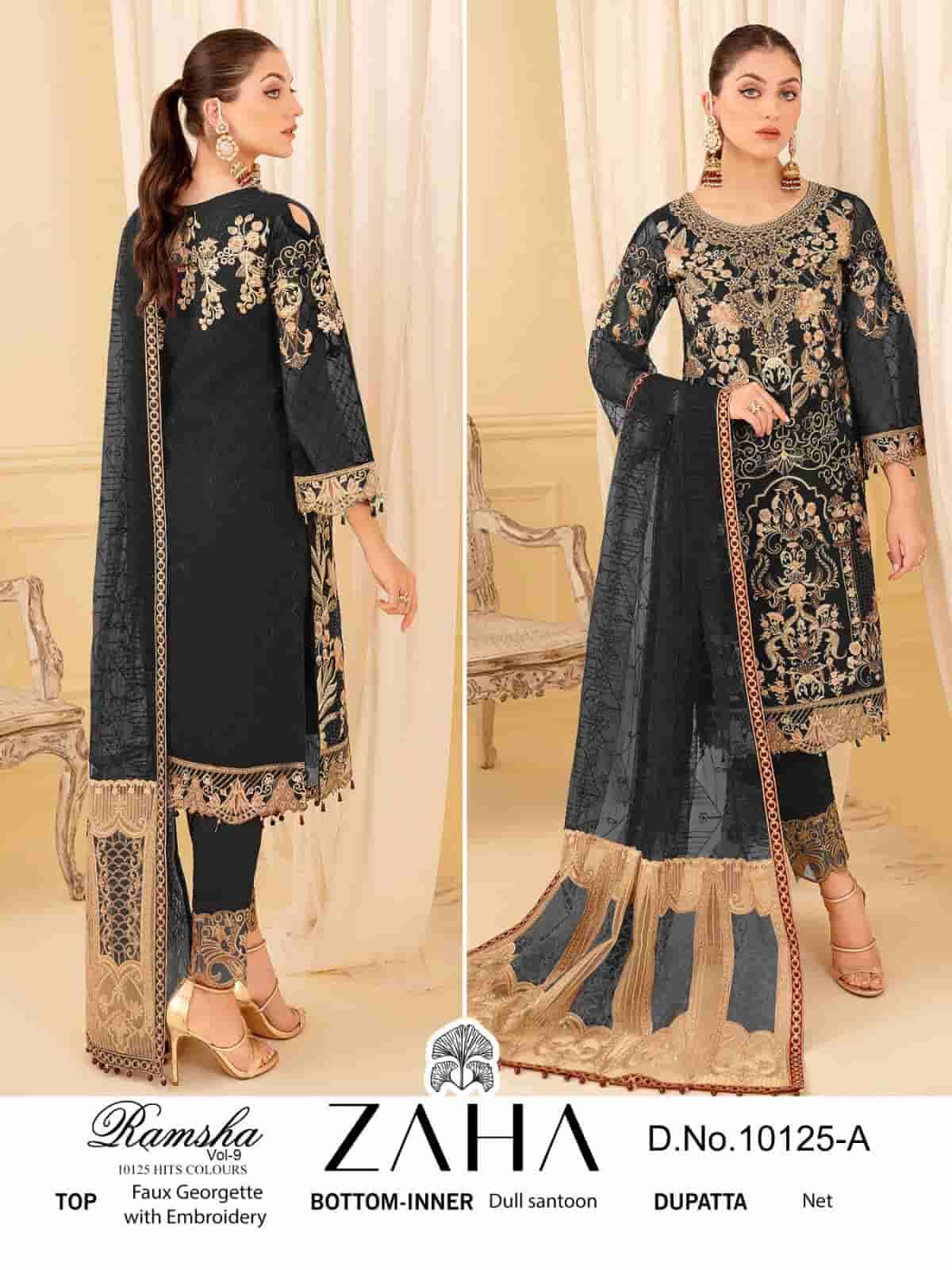 Zaha Ramsha Vol 9 10125 Colors Designer Salwar Suit Online Wholasaler