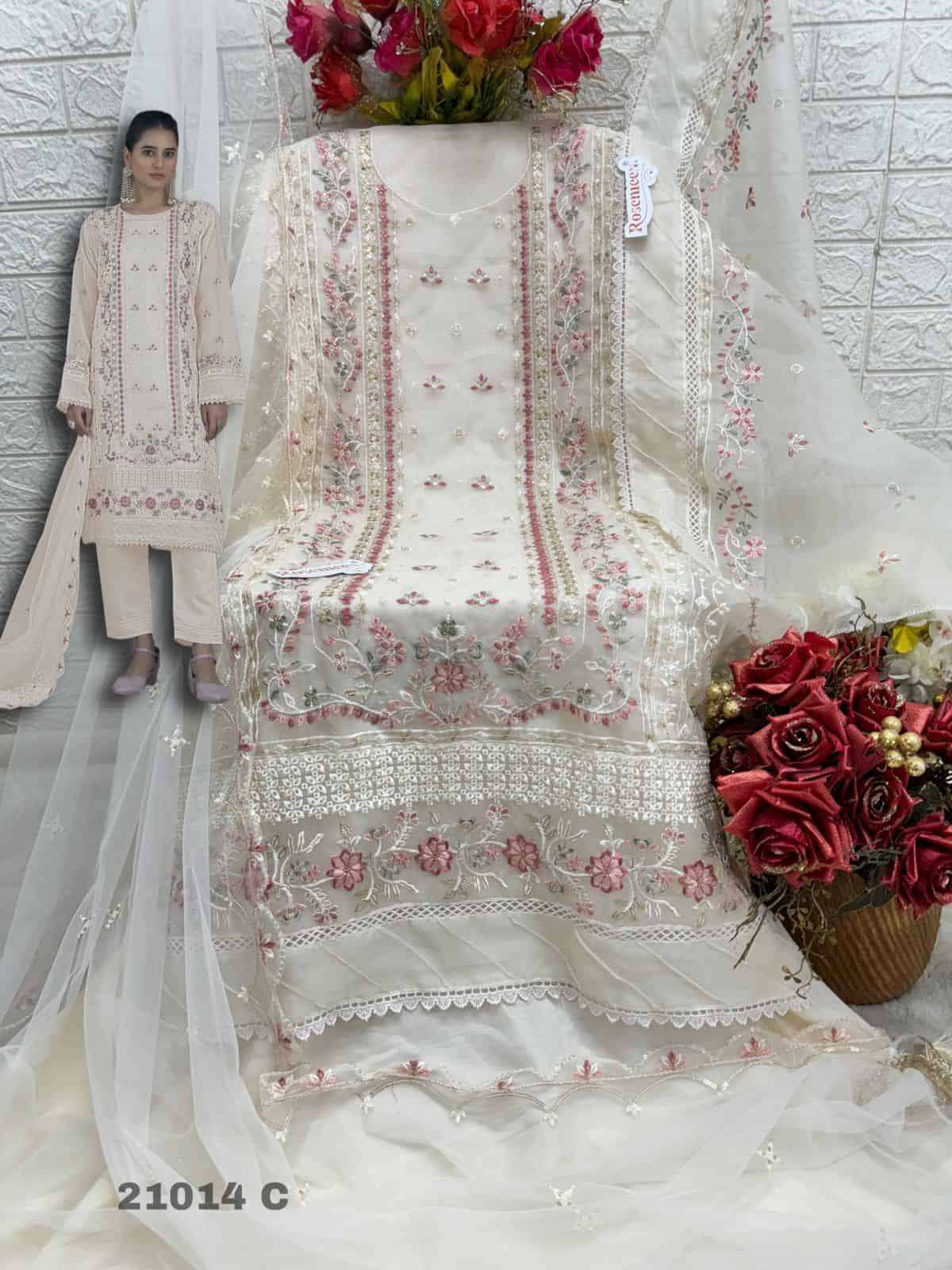 Fepic Iraaday IR 21014 C Organza Pakistani Suit