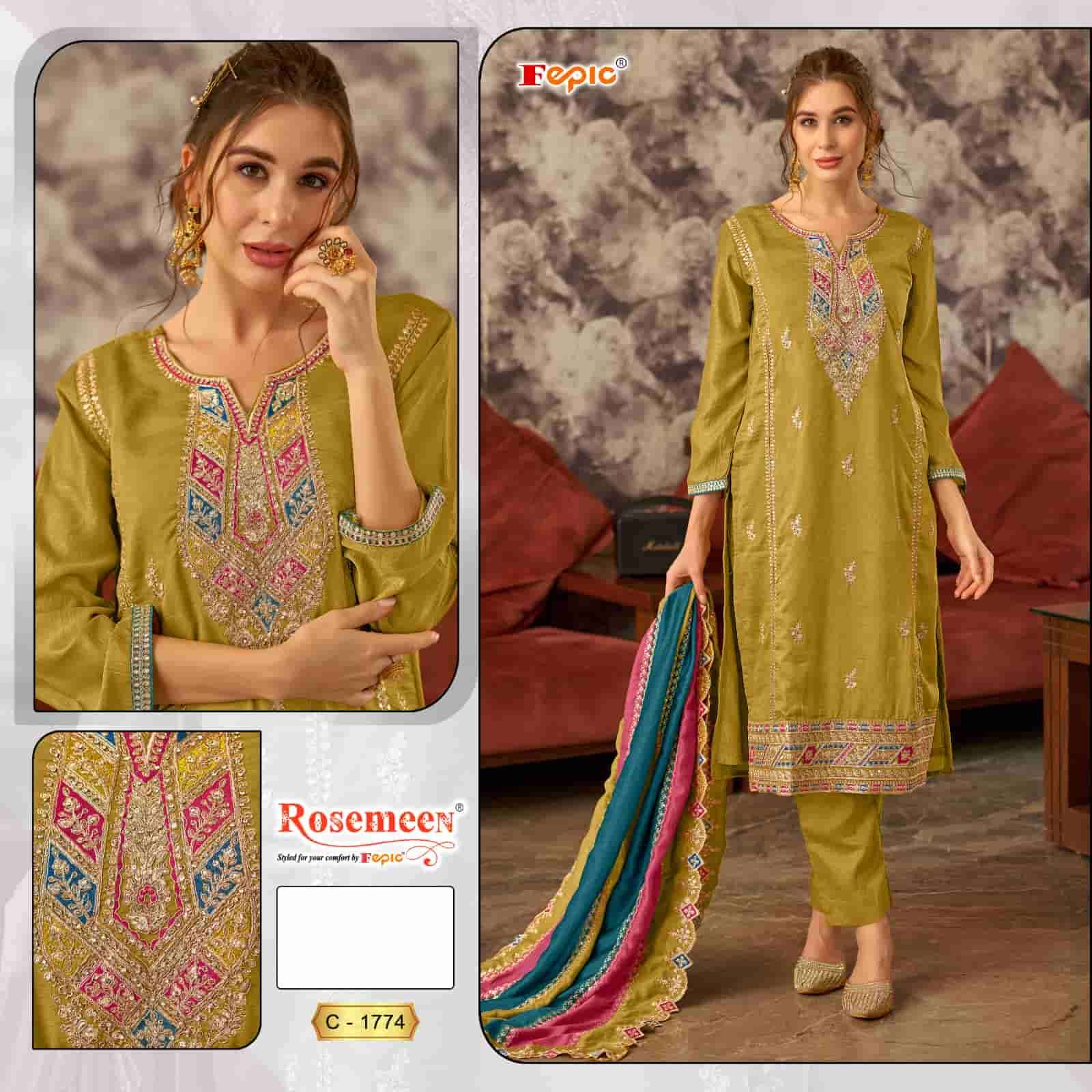 Fepic C 1774 C Latest Party Wear Style Designer Silk Salwar Suit Ensemble