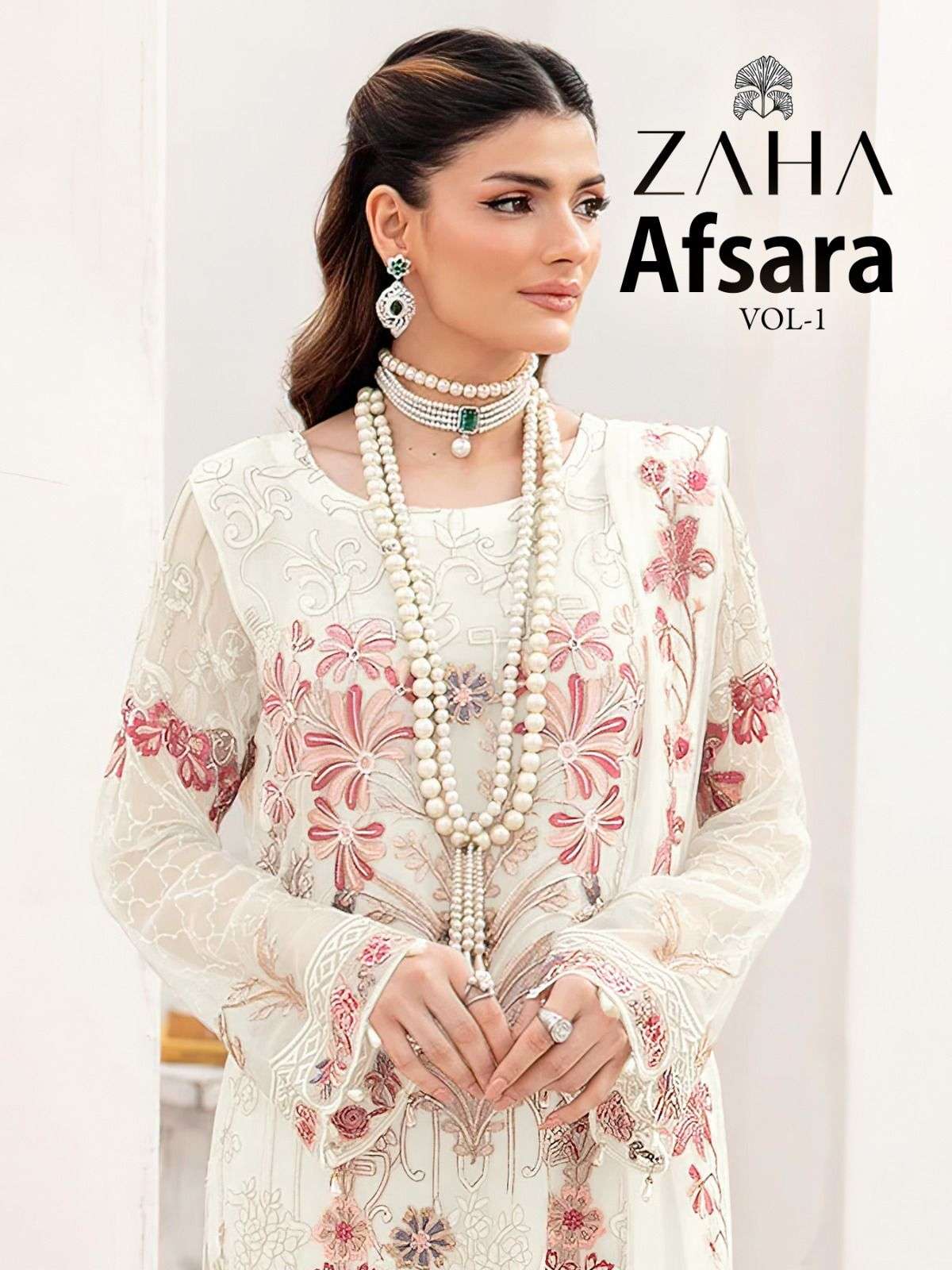 Zaha Afsara Vol 1 10280 Colors Designer Work Pakistani Dress