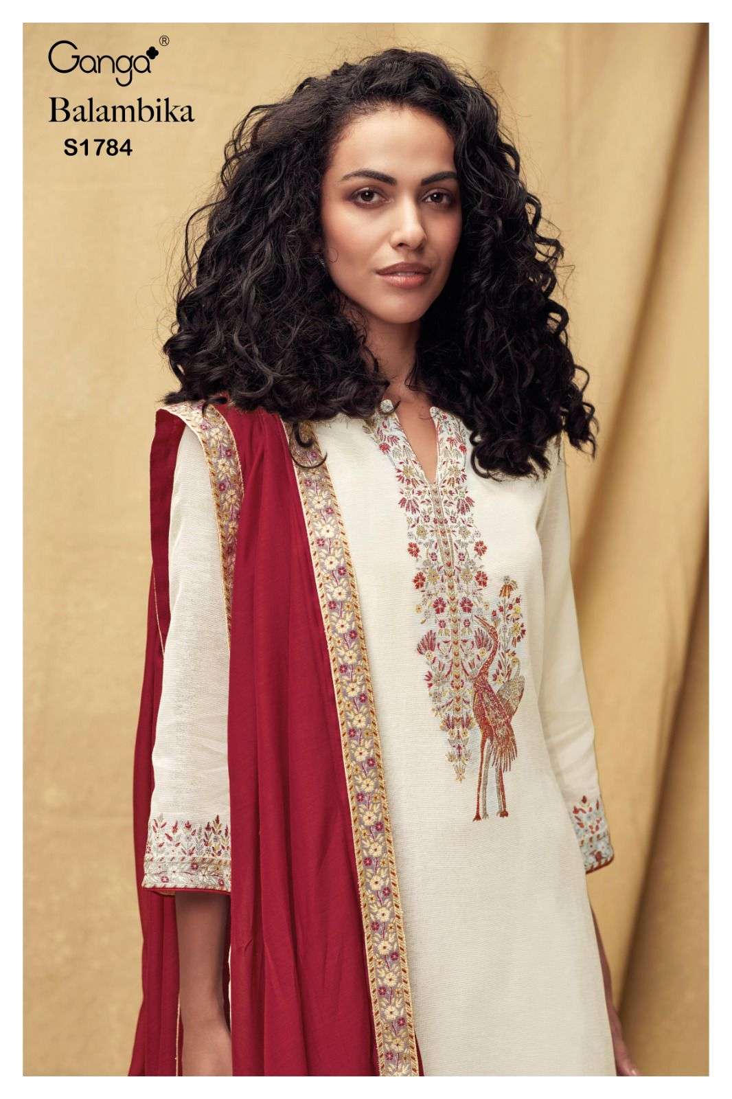 Ganga Balambika 1784 Tradition Style Partywear Ladies Suit Collection